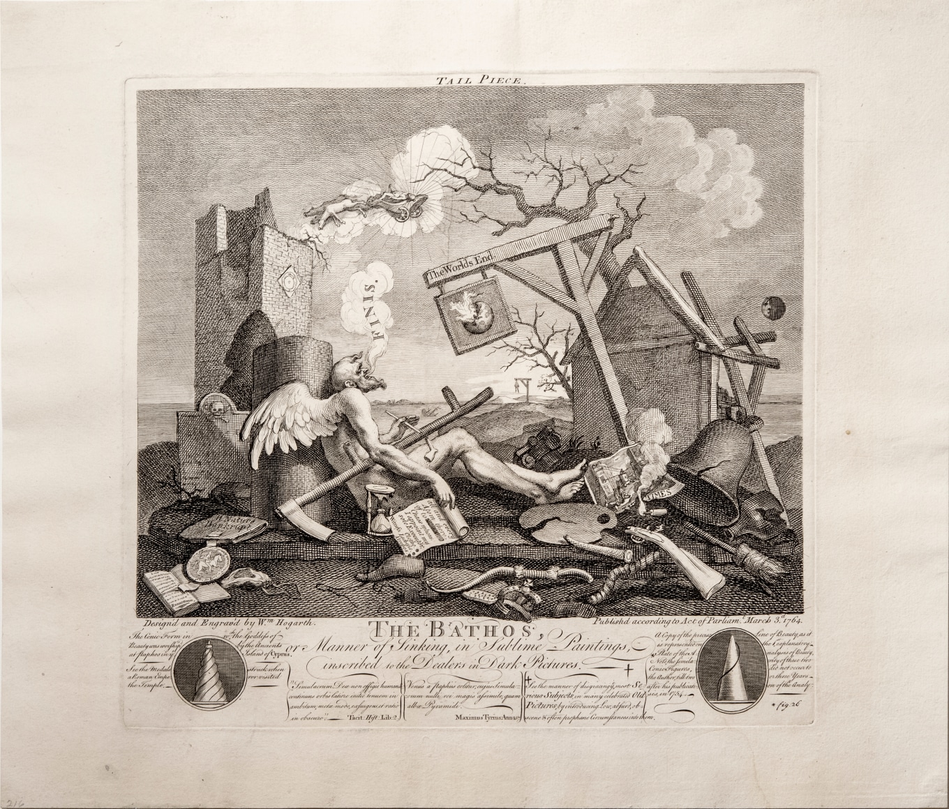 William Hogarth, Tail Piece (The Bathos)