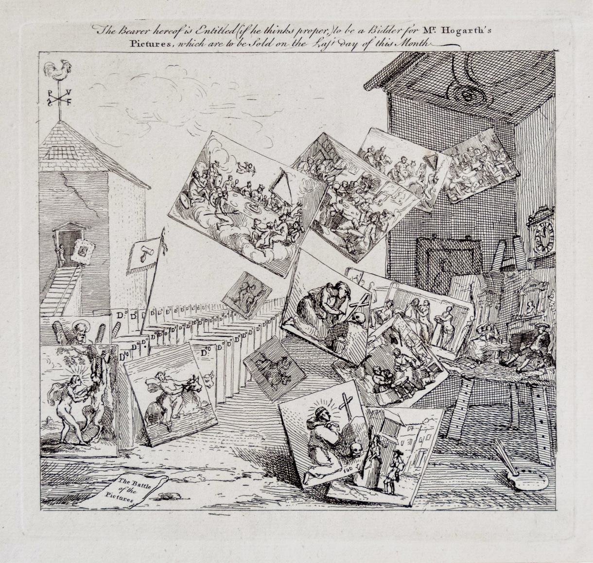 William Hogarth, Battle of the Pictures