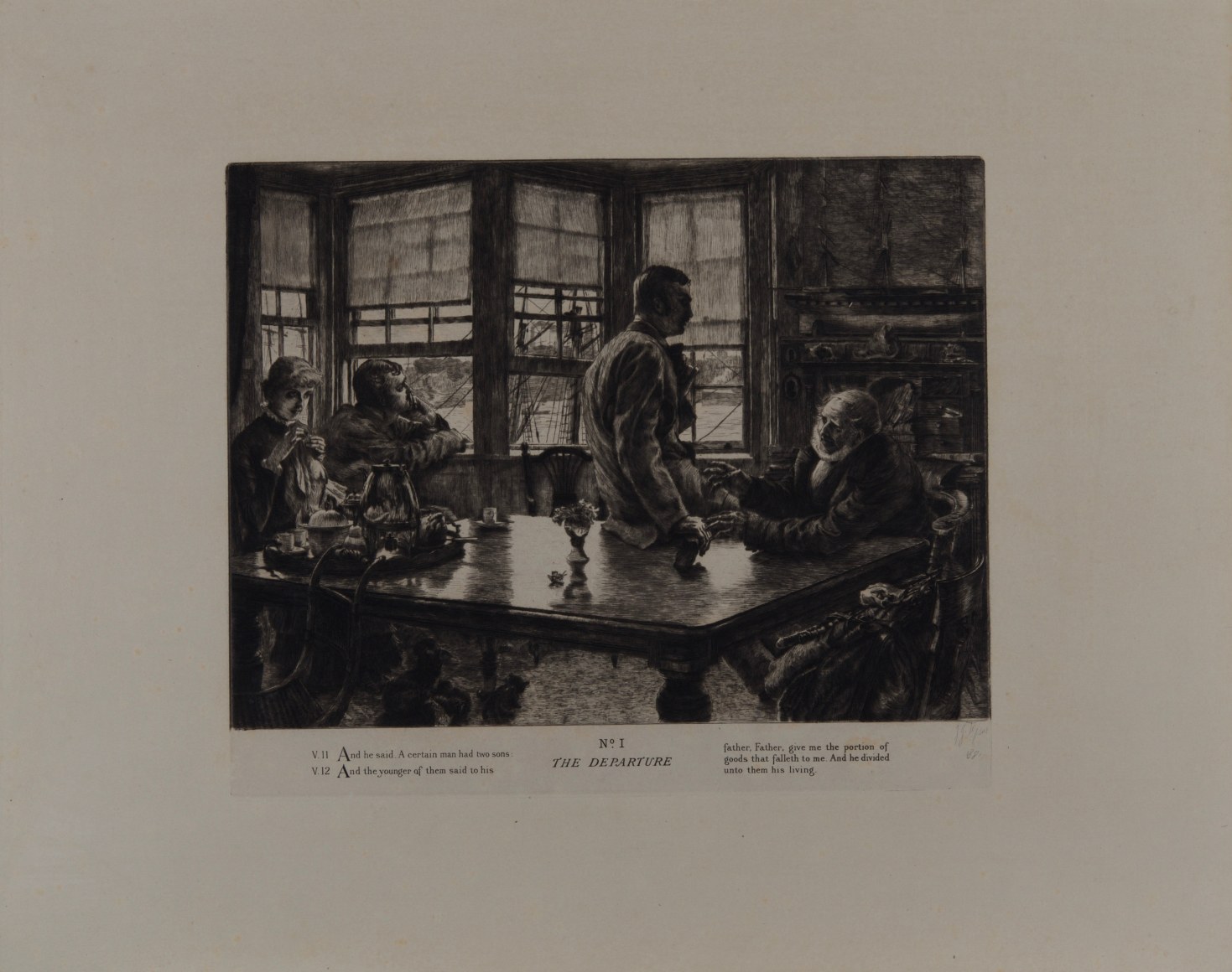 James Joseph Tissot, The Prodigal Son: The Departure