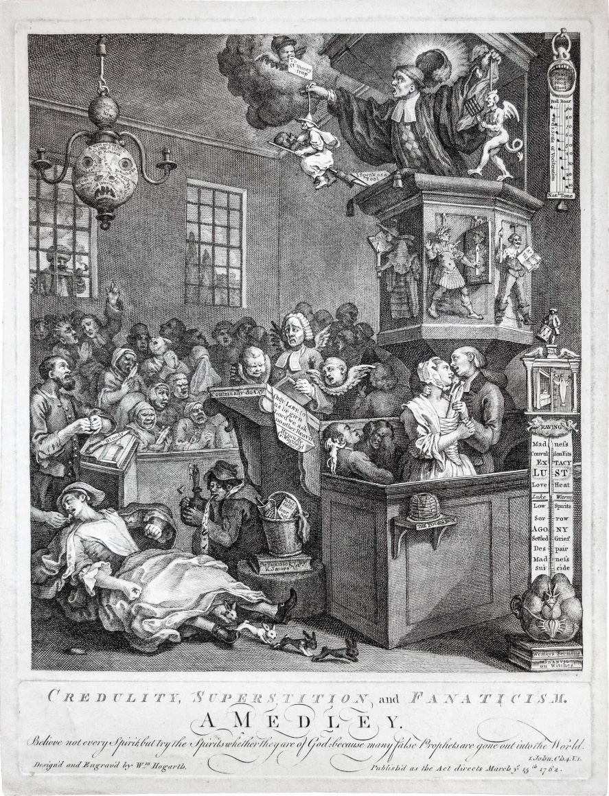 William Hogarth, Credulity, Superstition, and Fanaticism