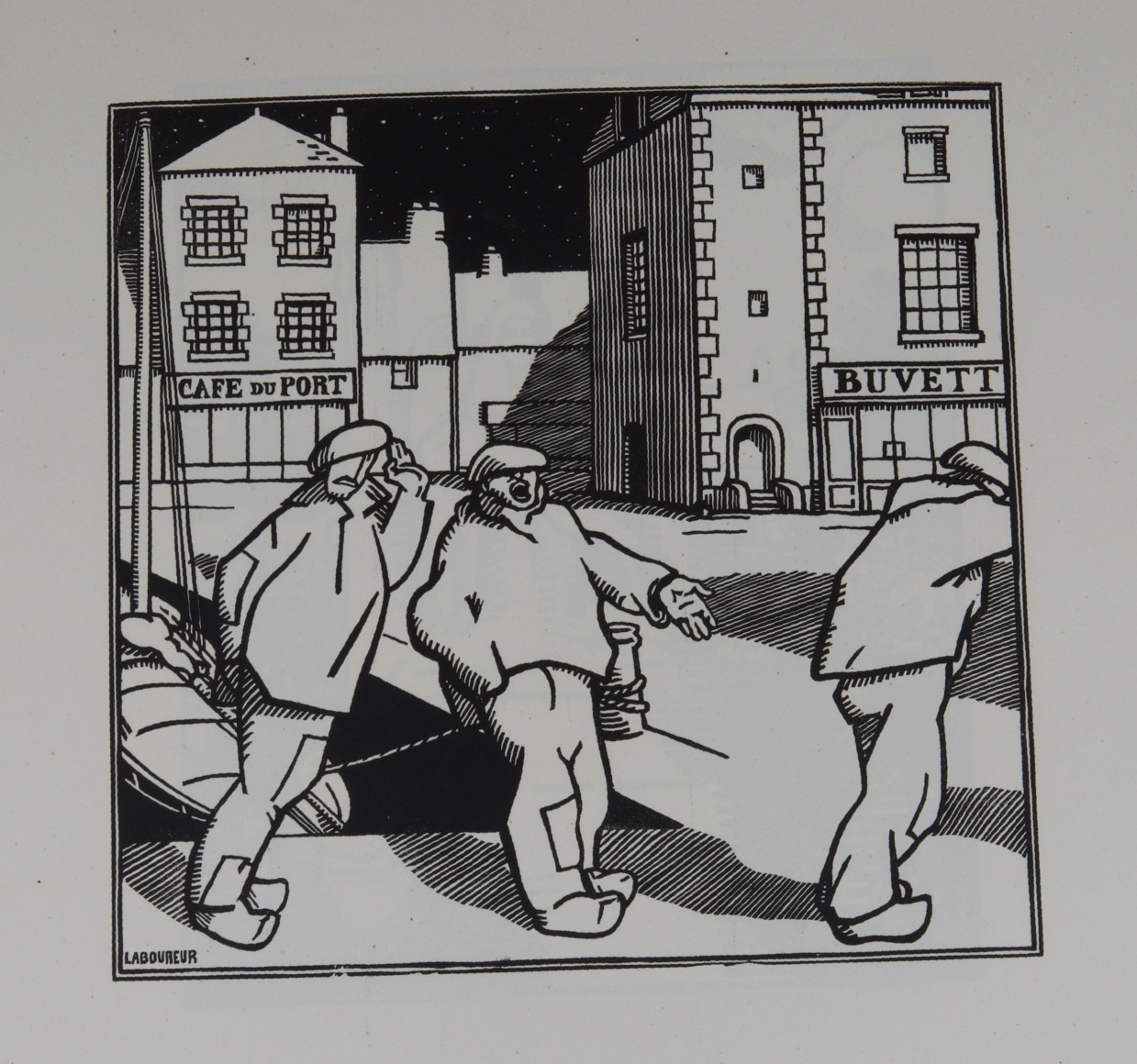 Jean-&Eacute;mile Laboureur, Quatre Images Bretonnes: Les Matelots Ivres