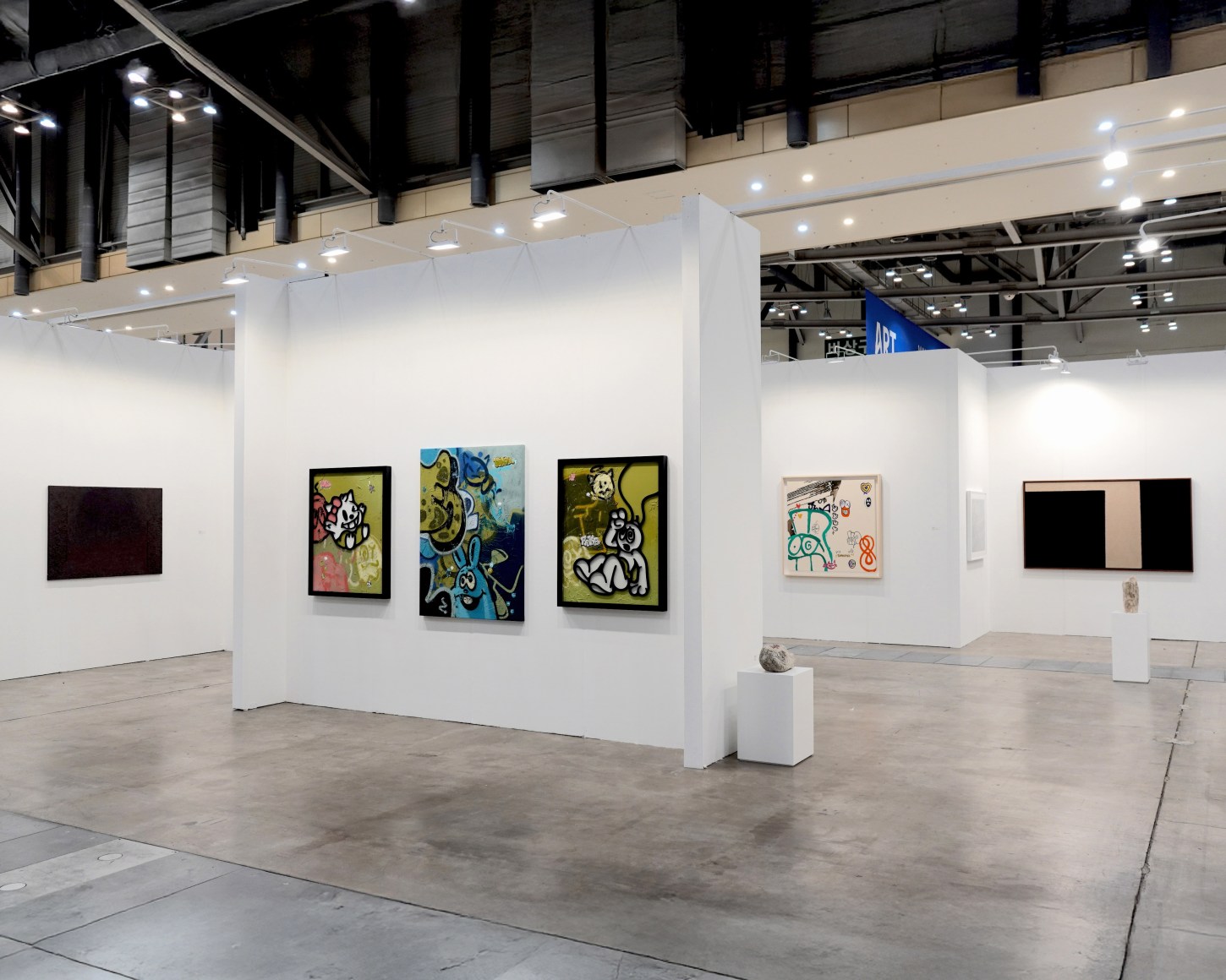 Installation view of PKM Gallery booth (no. B-21) in ART BUSAN 2025., Courtesy of PKM Gallery.