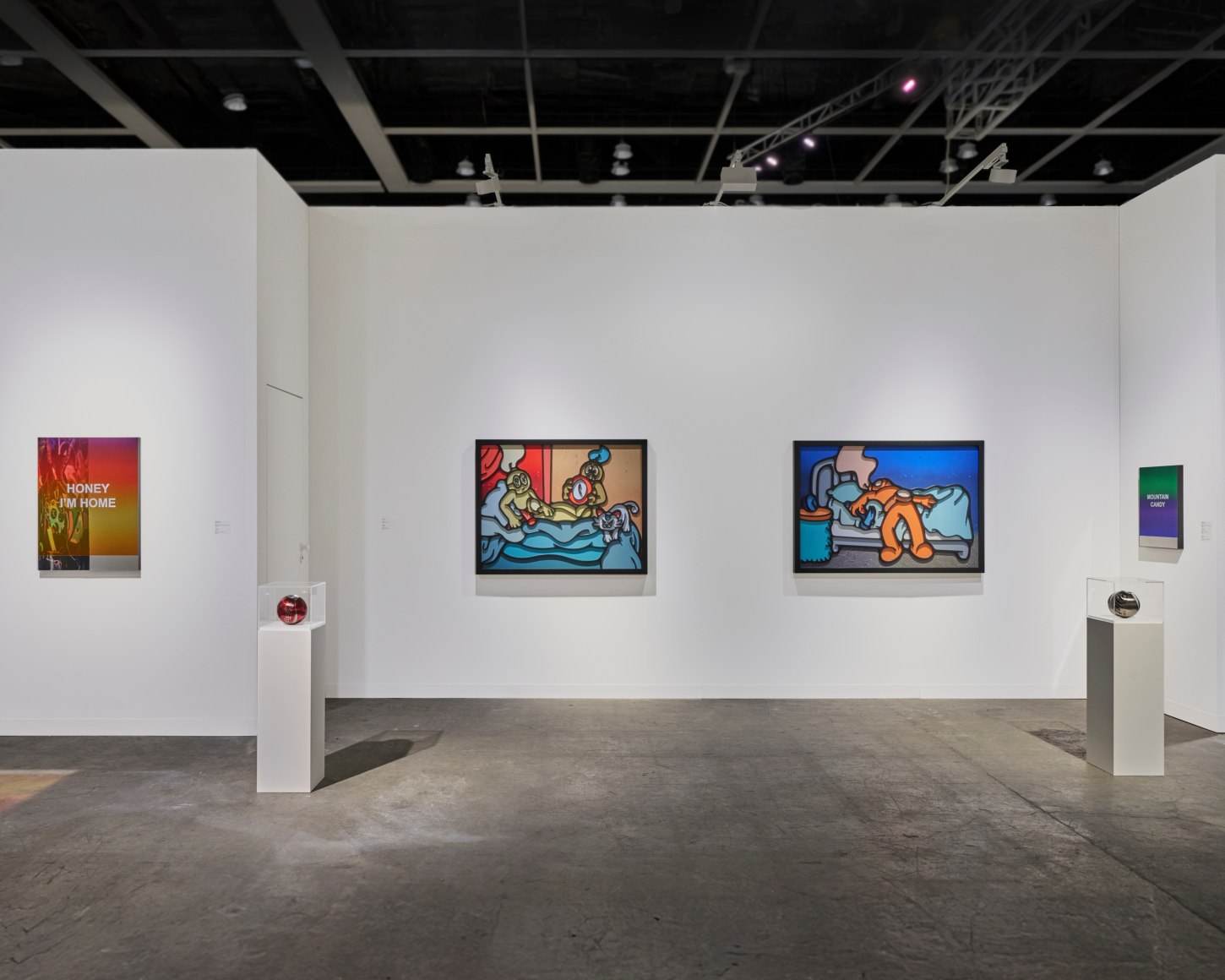 Installation view of PKM Gallery booth 1D10 in Art Basel Hong Kong 2025., Courtesy of PKM Gallery.