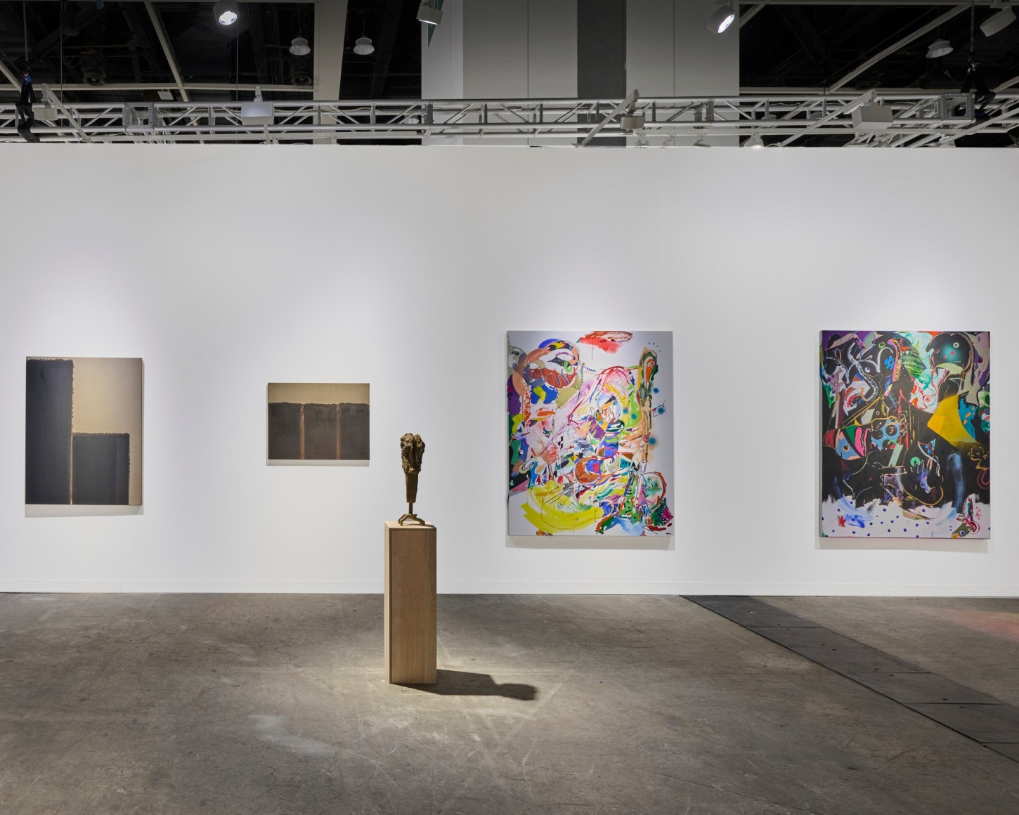 Installation view of PKM Gallery booth 1D10 in Art Basel Hong Kong 2025., Courtesy of PKM Gallery.