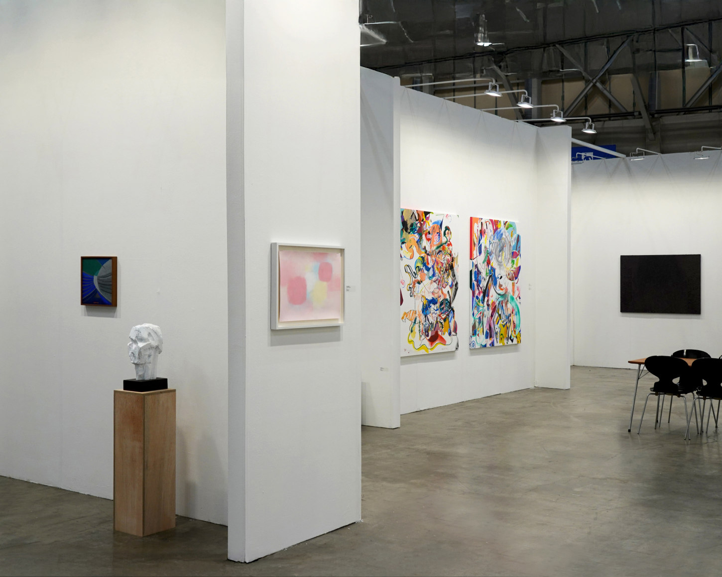 Installation view of PKM Gallery booth (no. B-21) in ART BUSAN 2025., Courtesy of PKM Gallery.