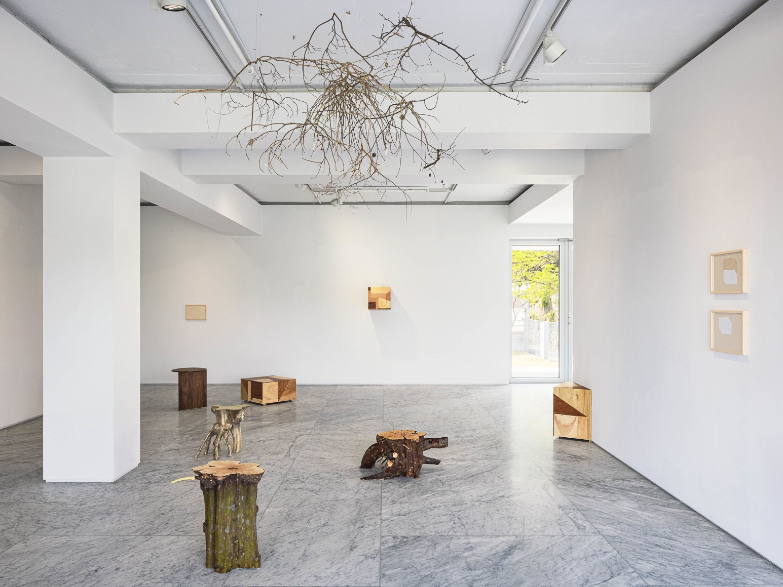 Installation view of Koo Hyunmo: resemble at PKM+. Courtesy of PKM Gallery.&nbsp;