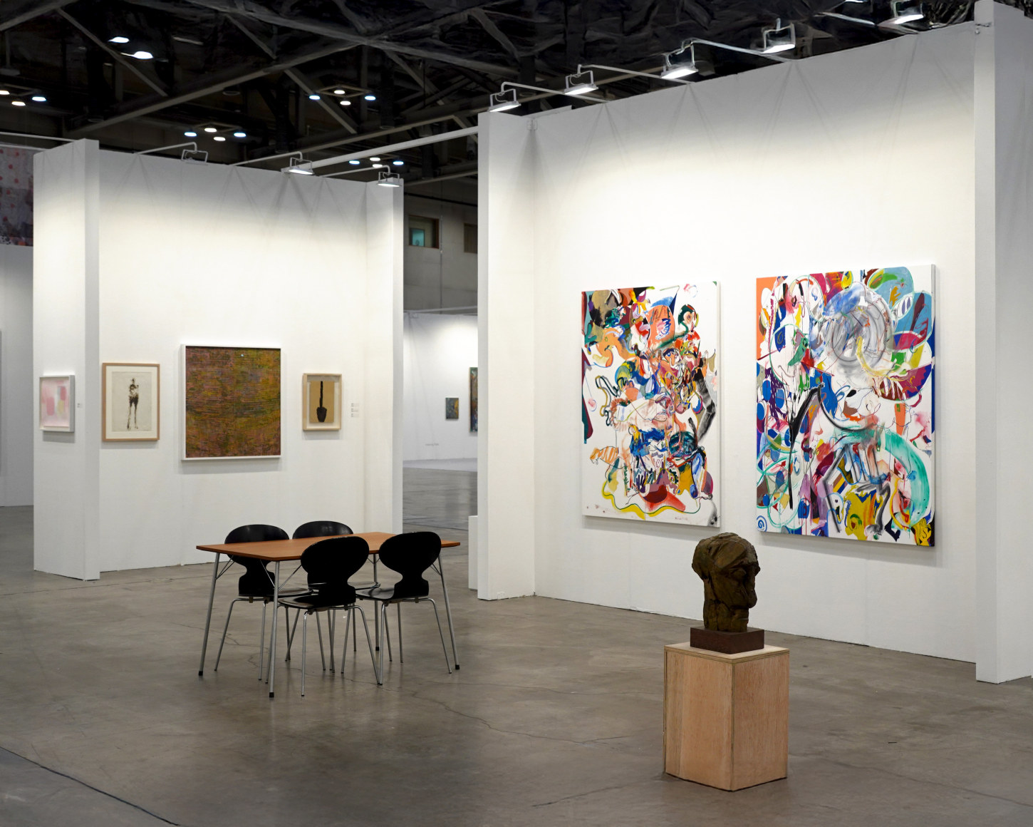 Installation view of PKM Gallery booth (no. B-21) in ART BUSAN 2025., Courtesy of PKM Gallery.