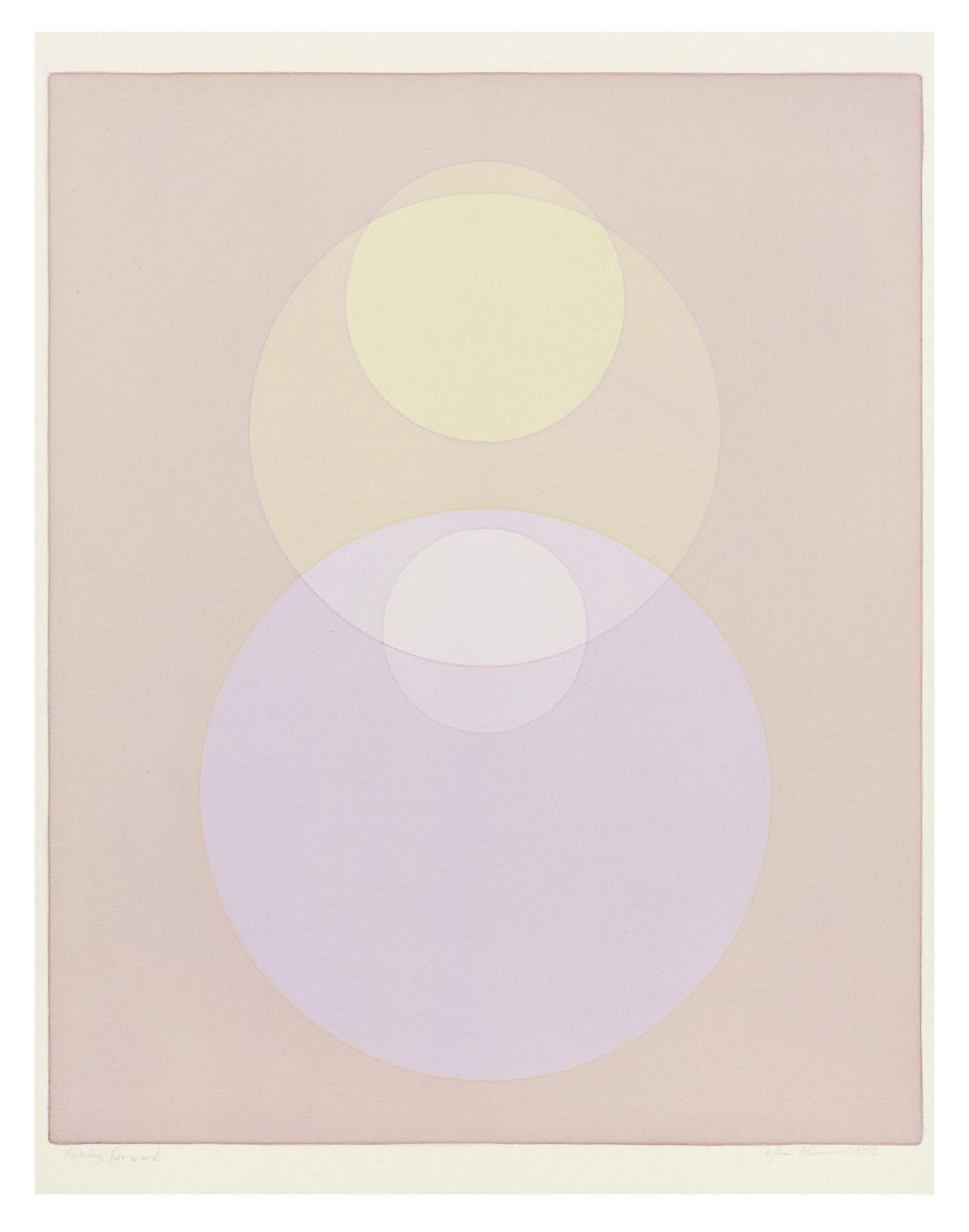 Olafur Eliasson, Feeling forward, 2022. Watercolour and pencil on paper, 61.6 x 50.2 cm., Courtesy of the artist and PKM Gallery.