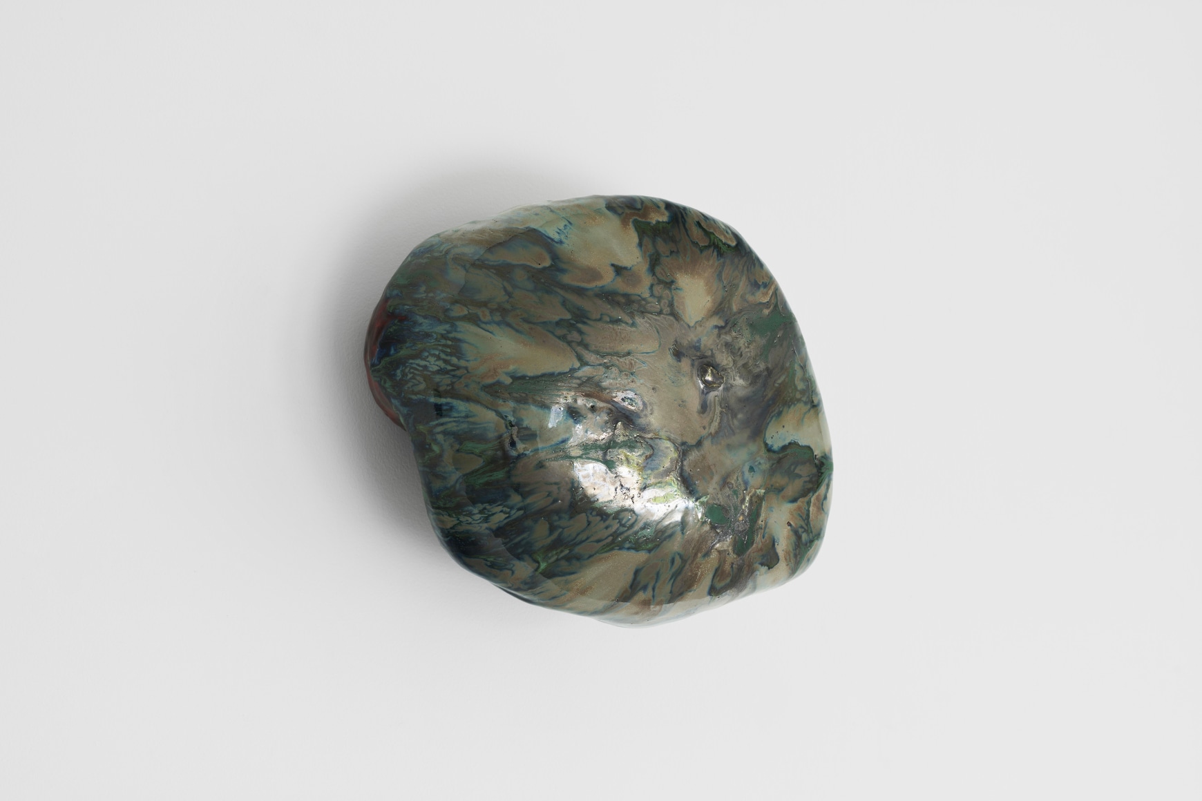 Koo Hyunmo, rock on the wall, 2025., Ceramic, 22 x 26 x 17 cm.