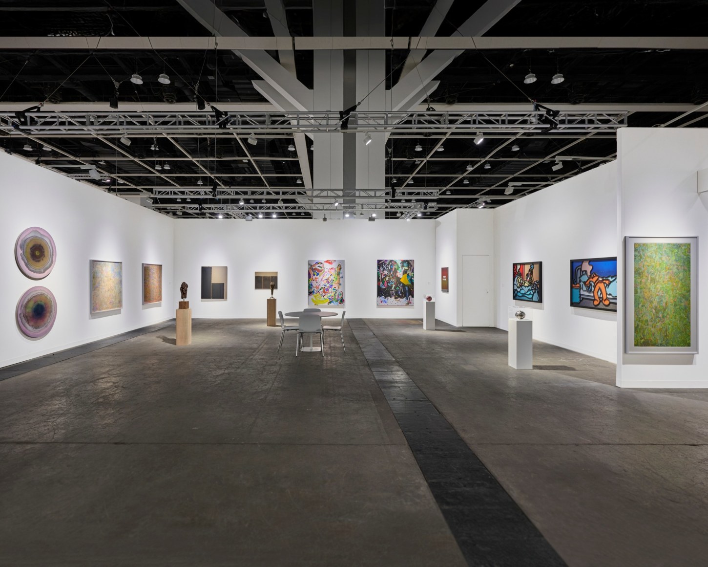 Installation view of PKM Gallery booth 1D10 in Art Basel Hong Kong 2025., Courtesy of PKM Gallery.