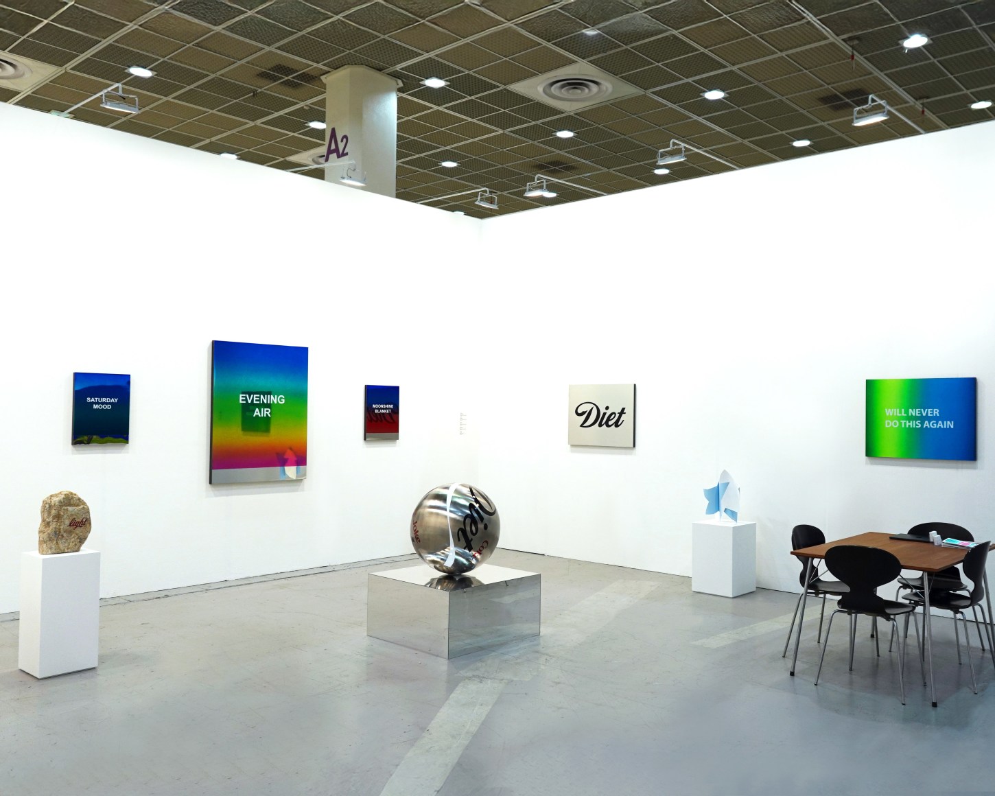 Installation view of PKM Gallery booth (COEX Convention center Hall A14) in GALLERIES ART FAIR 2025., Courtesy of PKM Gallery.