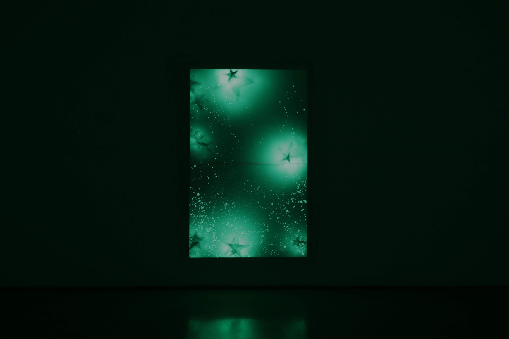 Installation view of&nbsp;Koo Jeong A: 2O2O&nbsp;at PKM &amp;amp; PKM+. Courtesy of PKM Gallery.