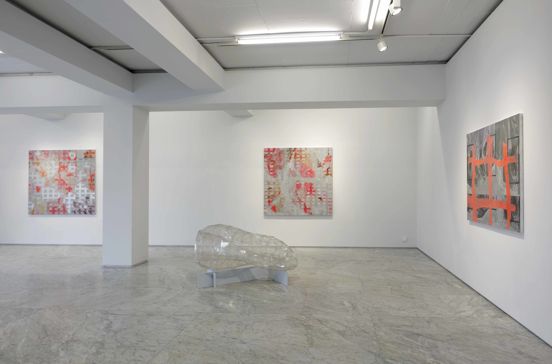 Installation view of&nbsp;Toby Ziegler: Flesh in the age of reason&nbsp;at PKM+., Courtesy of PKM Gallery.
