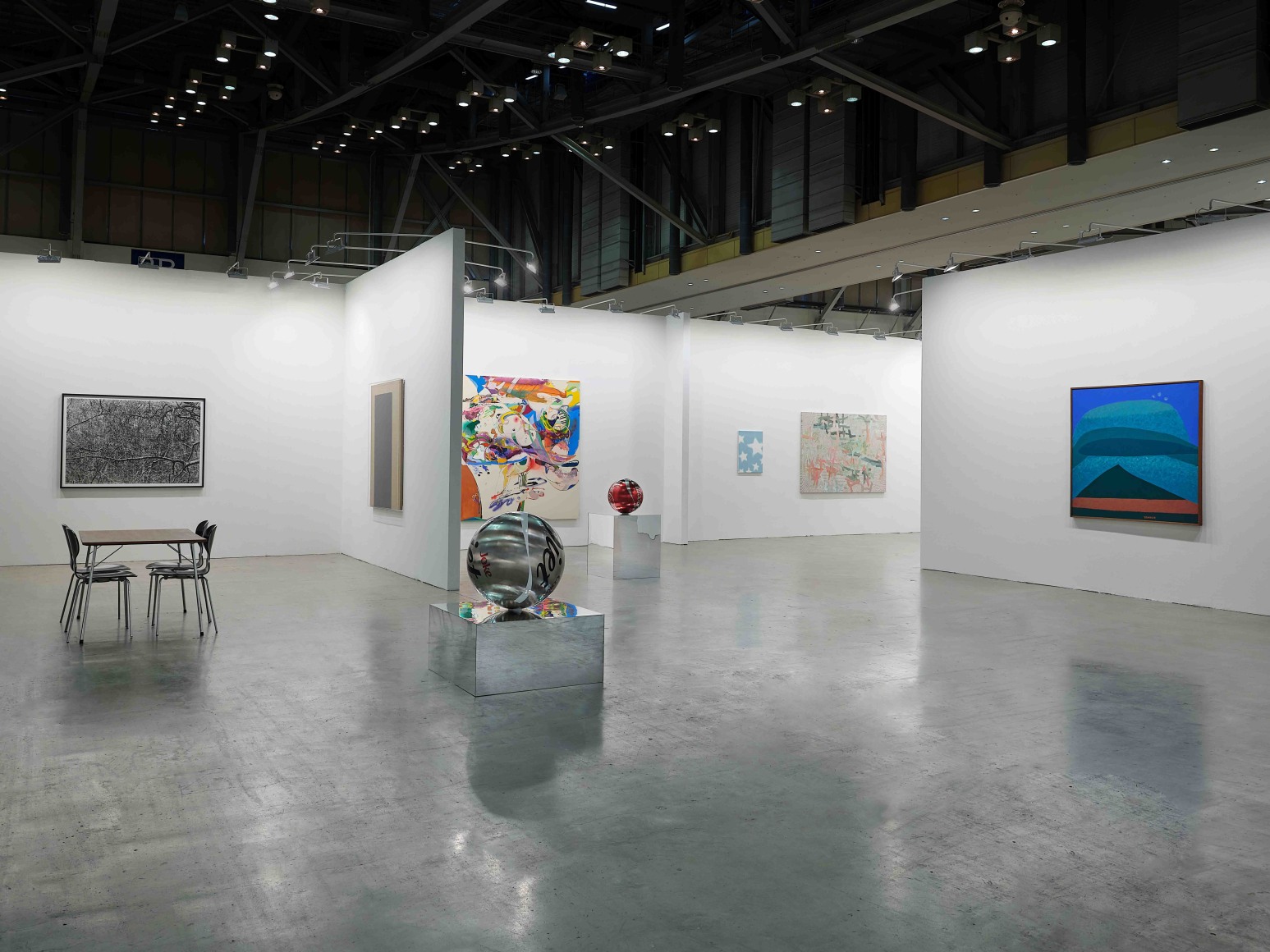 Installation view of PKM Gallery booth (no. B-23) in ART BUSAN 2023., Courtesy of PKM Gallery.
