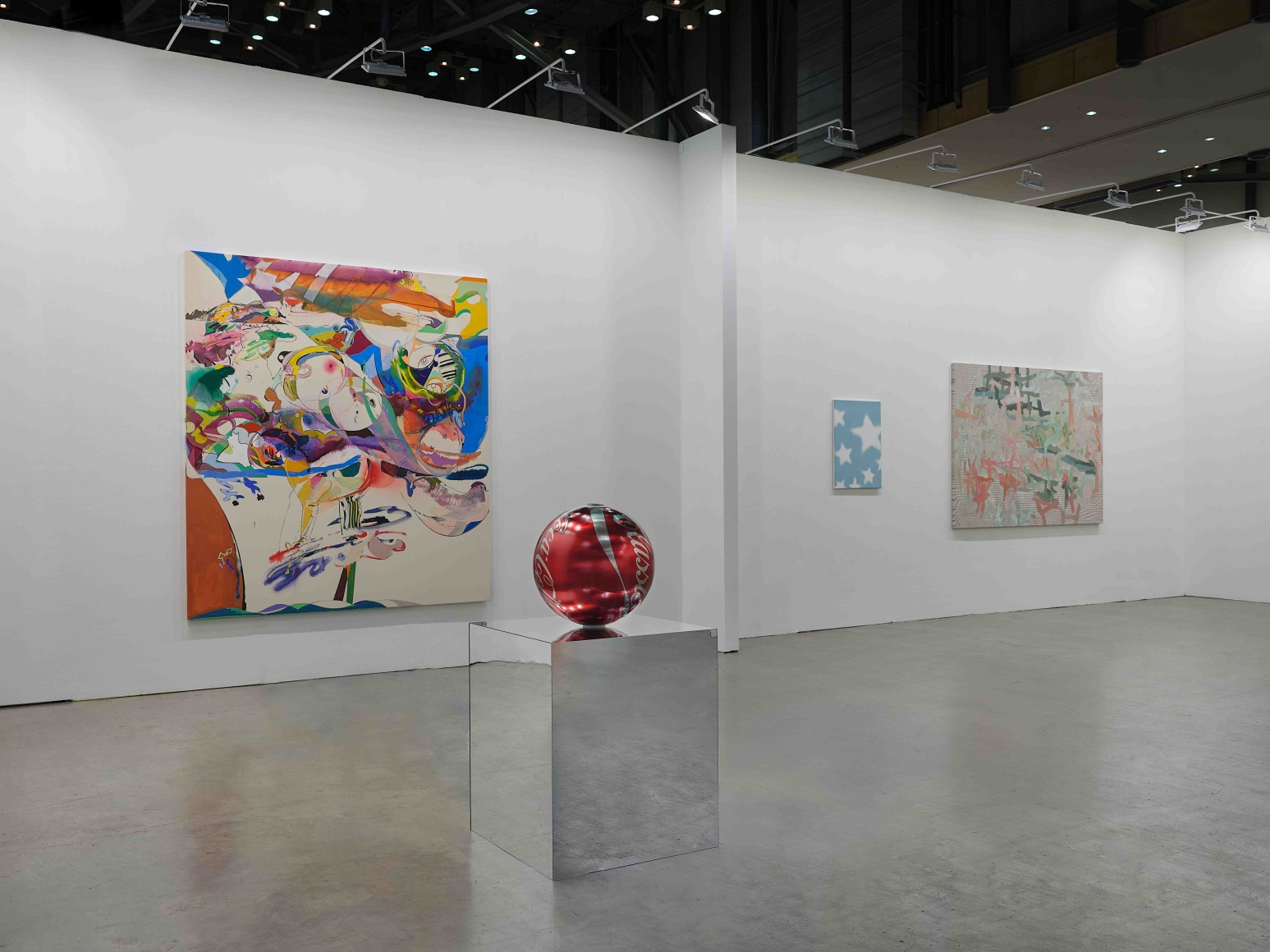 Installation view of PKM Gallery booth (no. B-23) in ART BUSAN 2023., Courtesy of PKM Gallery.