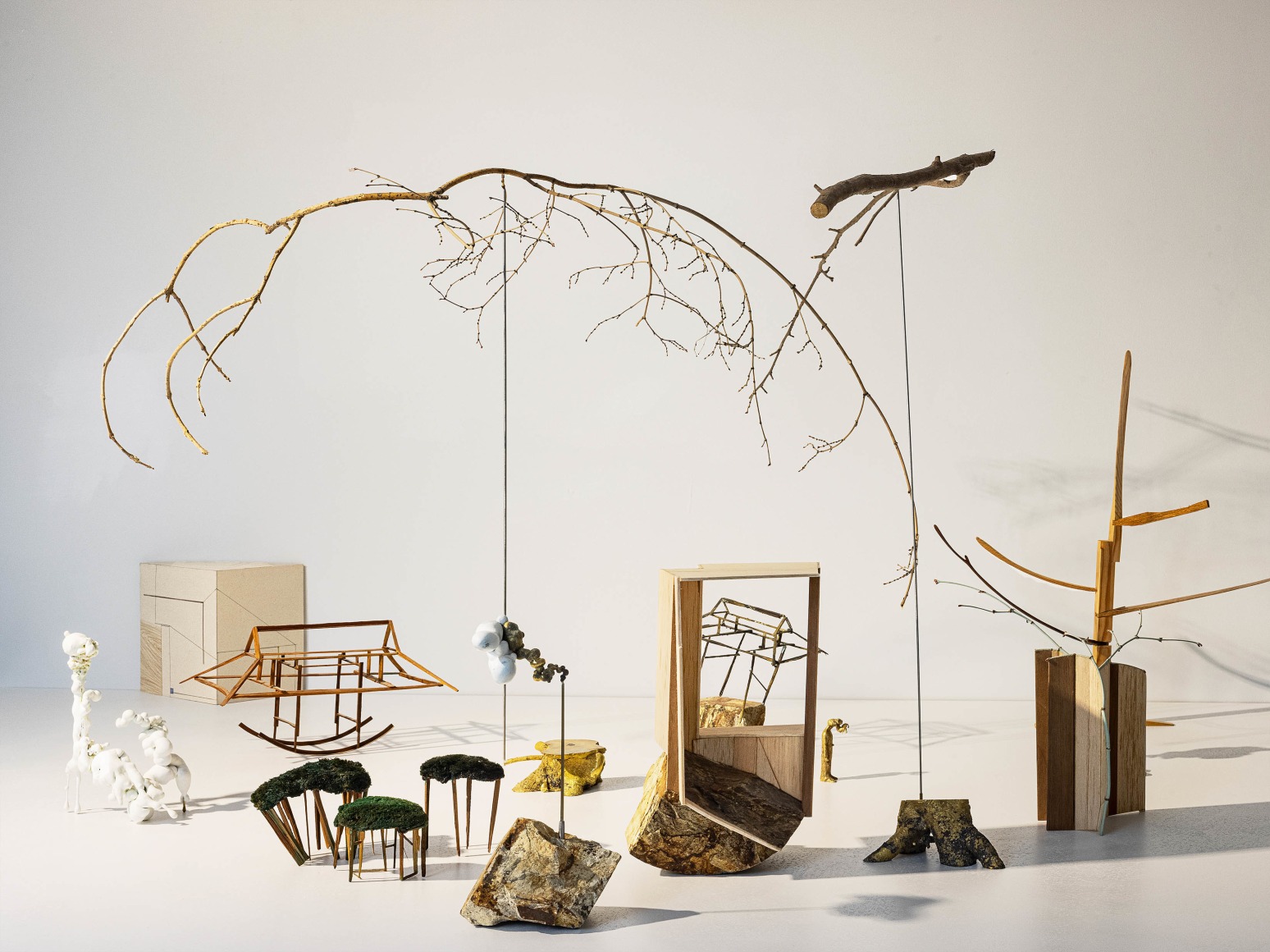 Installation view of Koo Hyunmo: resemble at PKM+. Courtesy of PKM Gallery.&nbsp;