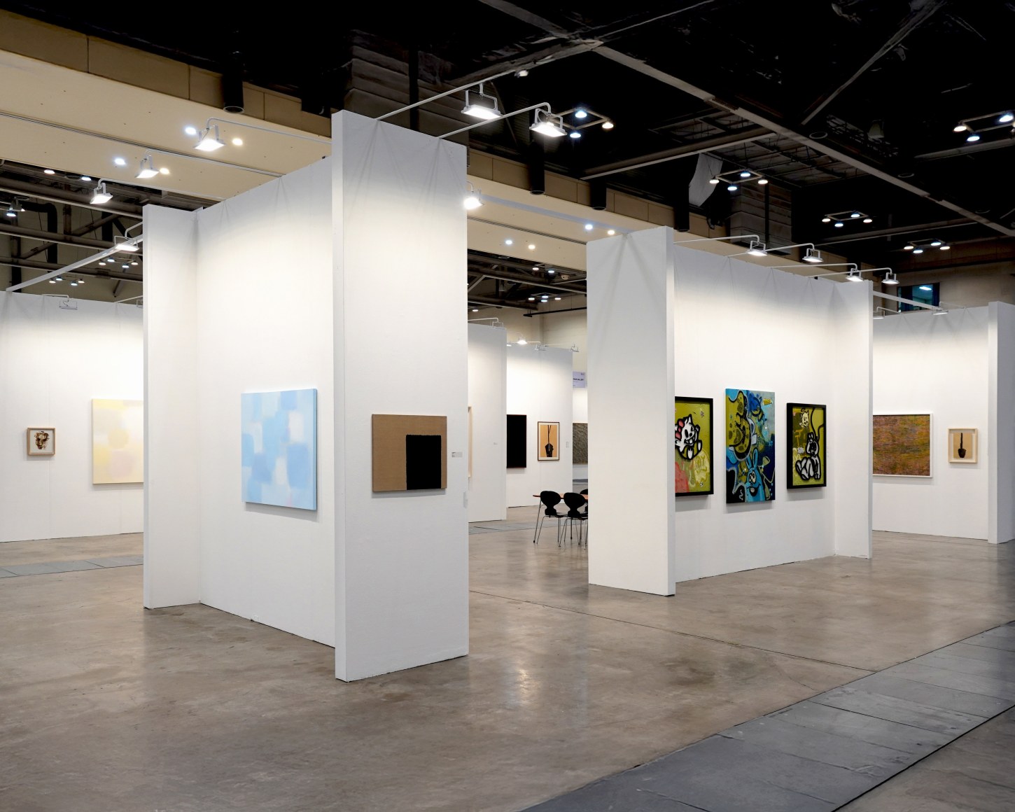Installation view of PKM Gallery booth (no. B-21) in ART BUSAN 2025., Courtesy of PKM Gallery.