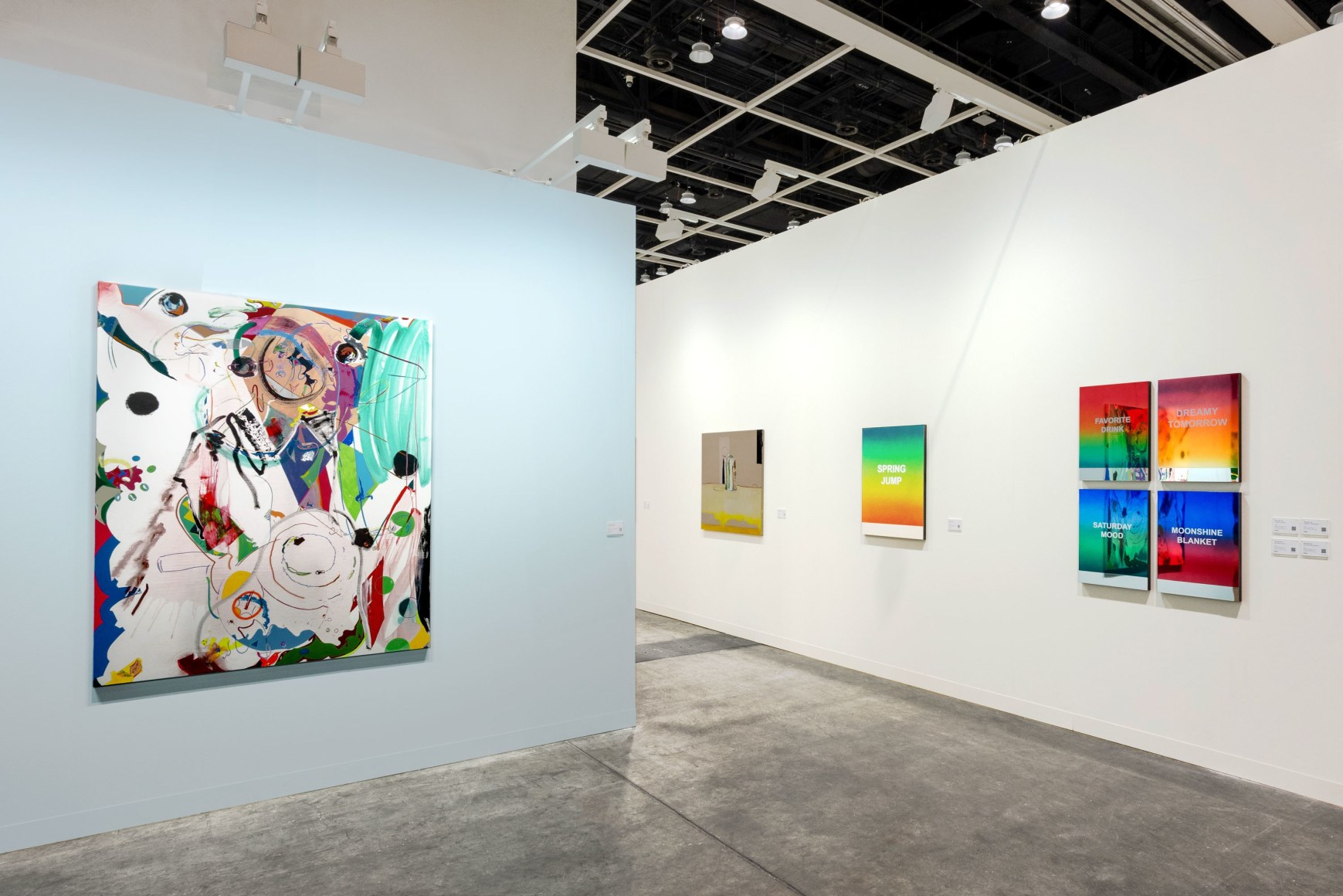 Installation view of PKM Gallery booth (Hong Kong Convention &amp;amp; Exhibition Centre, 1D26, LEVEL 1) in Art Basel Hong Kong 2024.