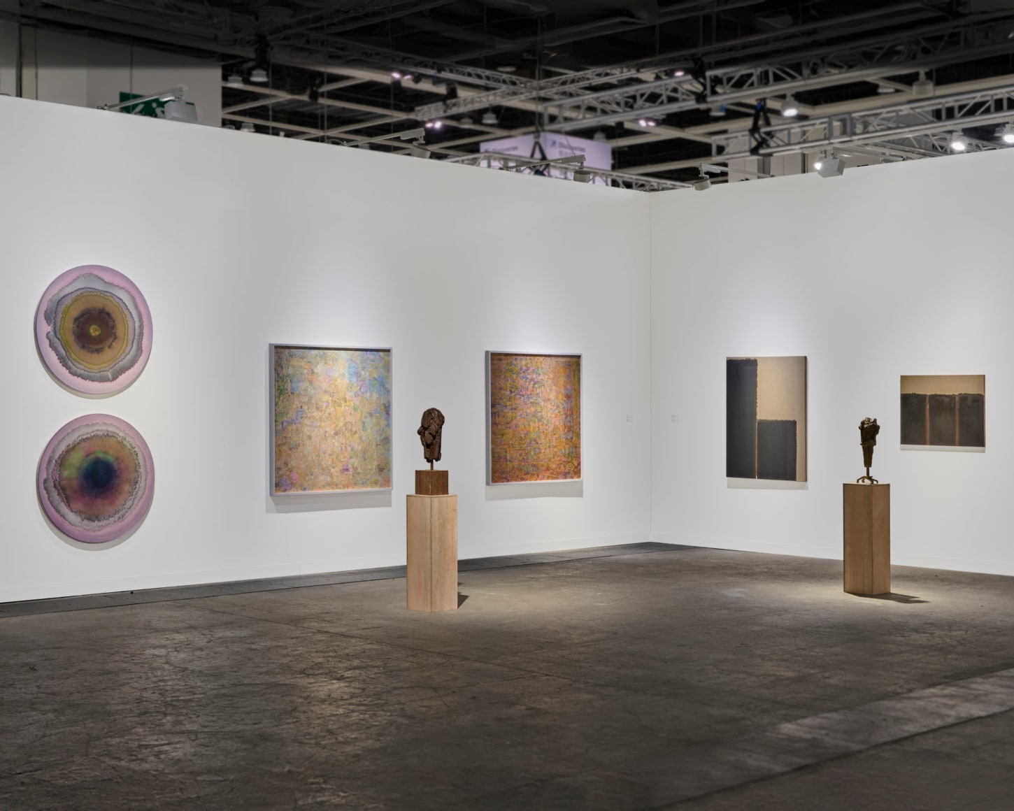 Installation view of PKM Gallery booth 1D10 in Art Basel Hong Kong 2025., Courtesy of PKM Gallery.