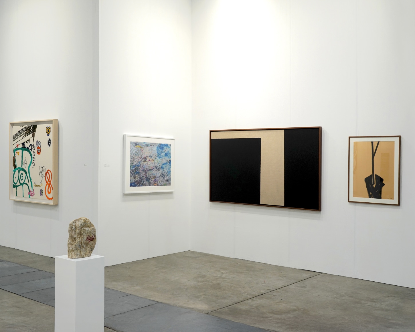 Installation view of PKM Gallery booth (no. B-21) in ART BUSAN 2025., Courtesy of PKM Gallery.