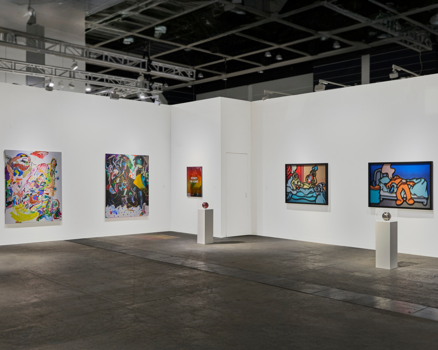 Installation view of PKM Gallery booth 1D10 in Art Basel Hong Kong 2025., Courtesy of PKM Gallery.