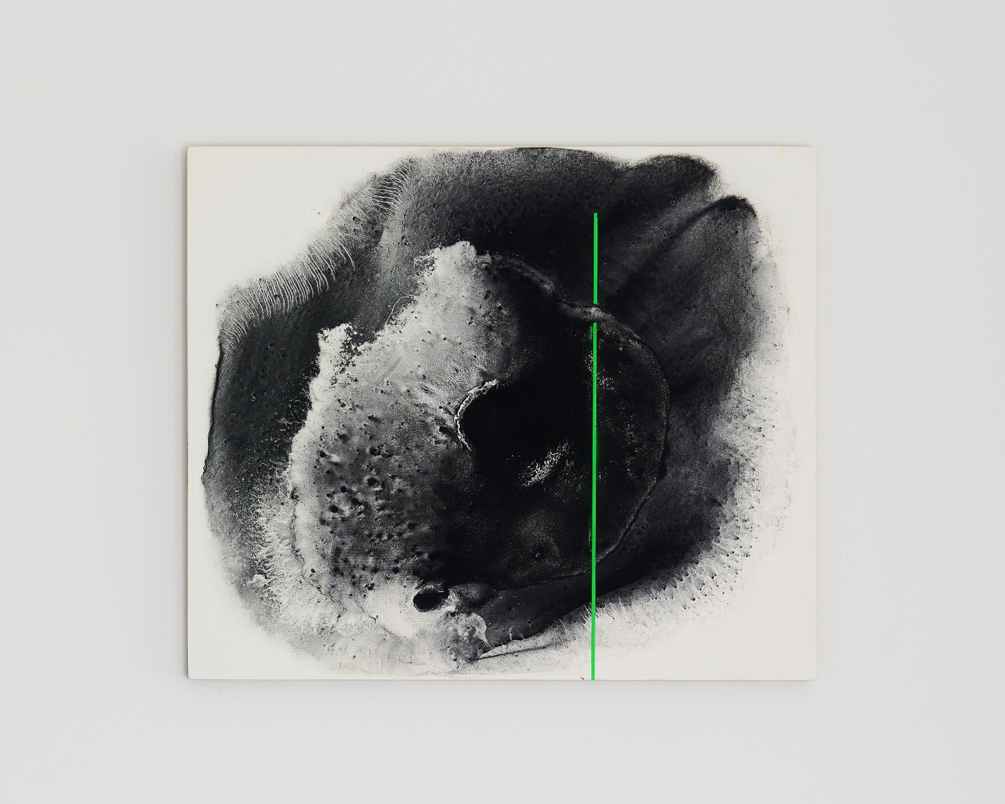 Koo Hyunmo, top view, 2024., Acrylic on wood panel, 31.3 x 37 cm.