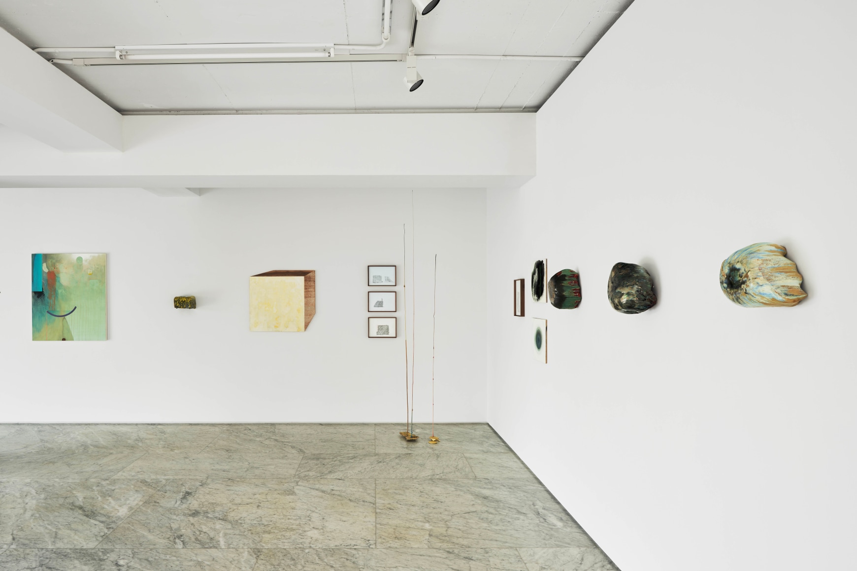 Installation view of Echoes from the Cabinet at PKM+. Courtesy of PKM Gallery.