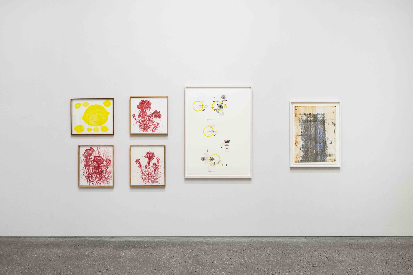 Installation view of on paper at PKM. Courtesy of PKM gallery.