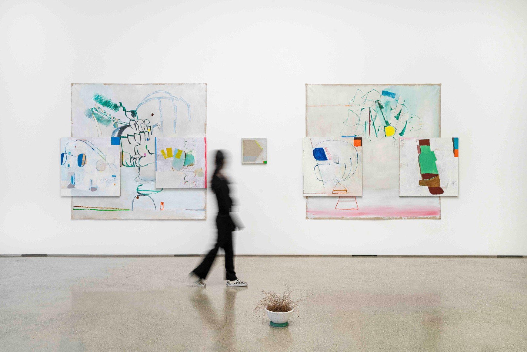 &nbsp;Installation view of Bek Hyunjin: Beyond Words at PKM&amp;amp;PKM+., Courtesy of PKM Gallery.