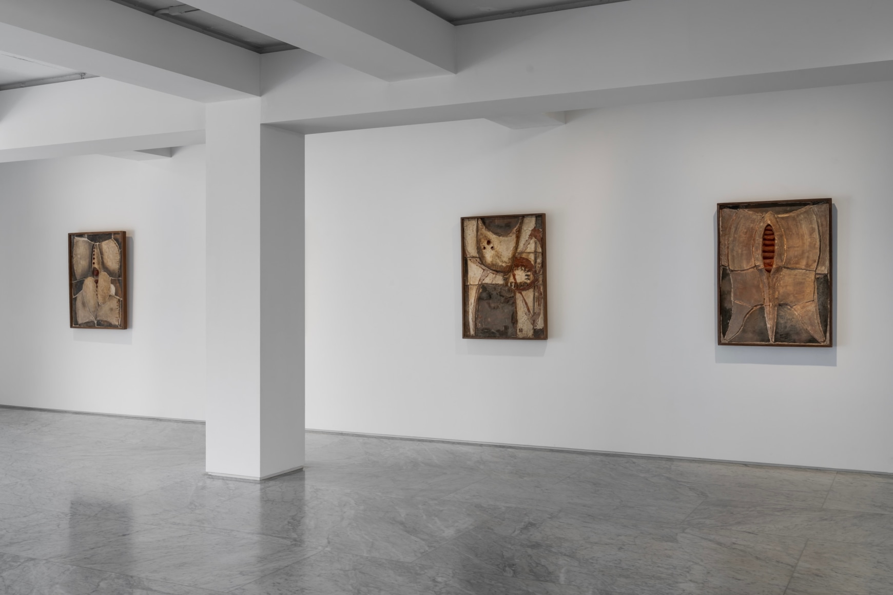 Installation view of Kwon Jin Kyu: The Reliefs at PKM+. Courtesy of PKM Gallery