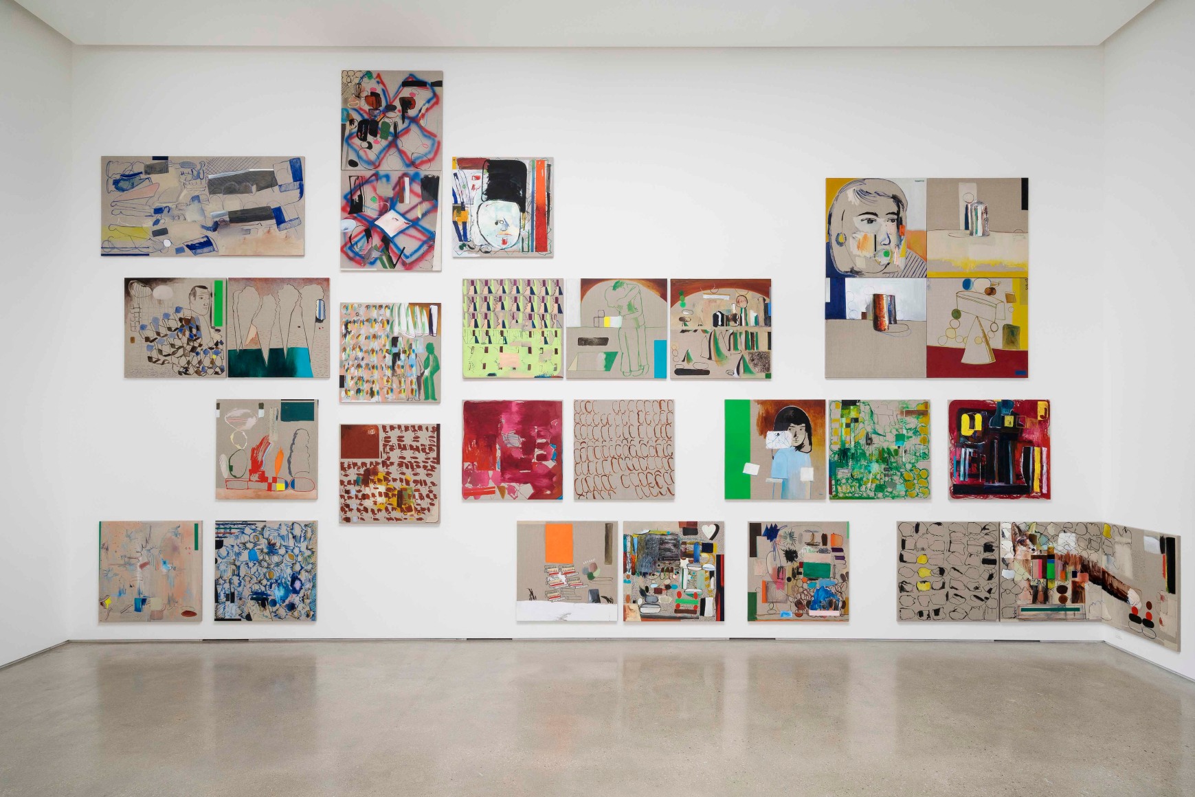 Installation view of&nbsp;Bek Hyunjin: Work Song: Soil, Mattress and Waves at PKM., Courtesy of PKM Gallery.