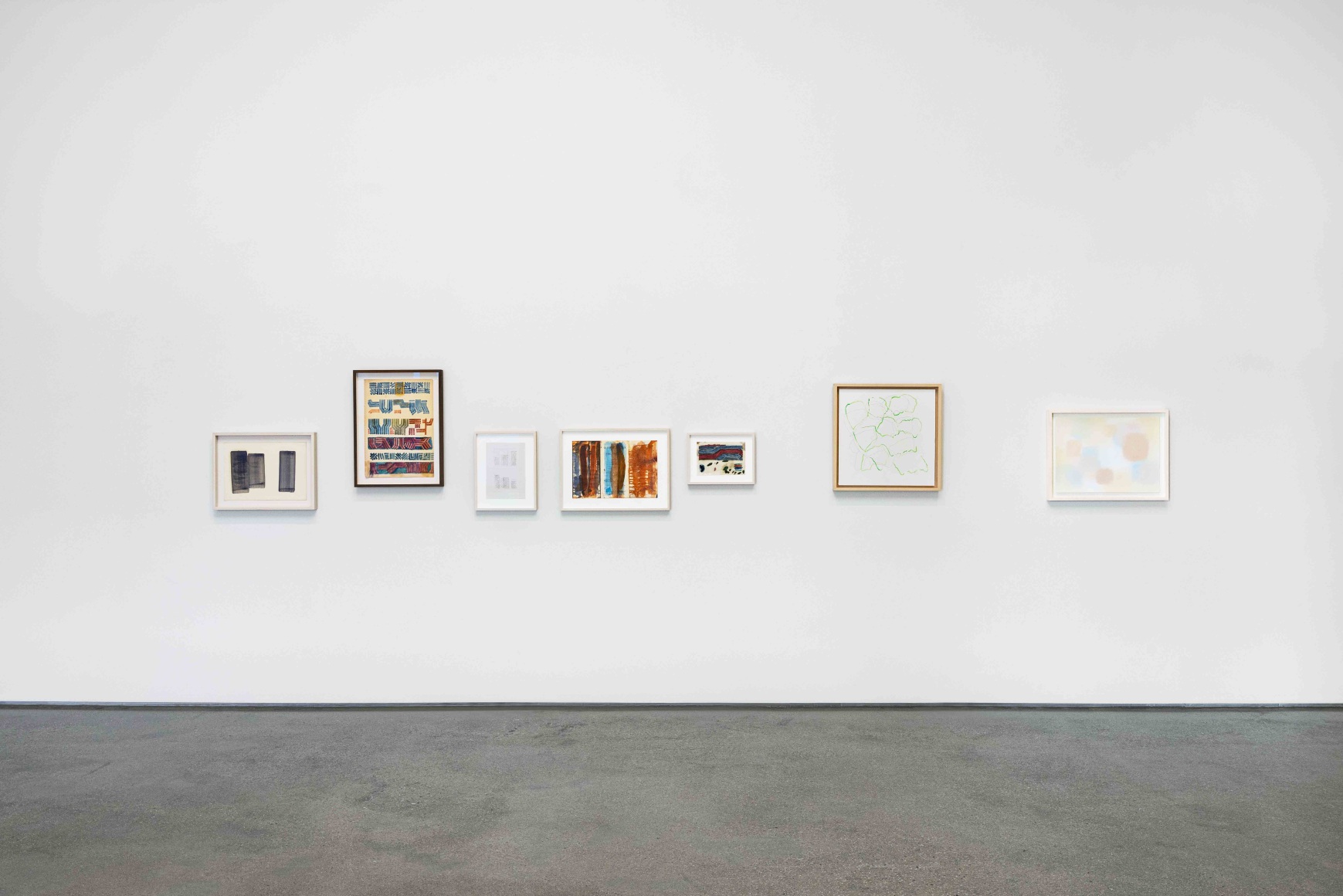 Installation view of on paper at PKM. Courtesy of PKM gallery.