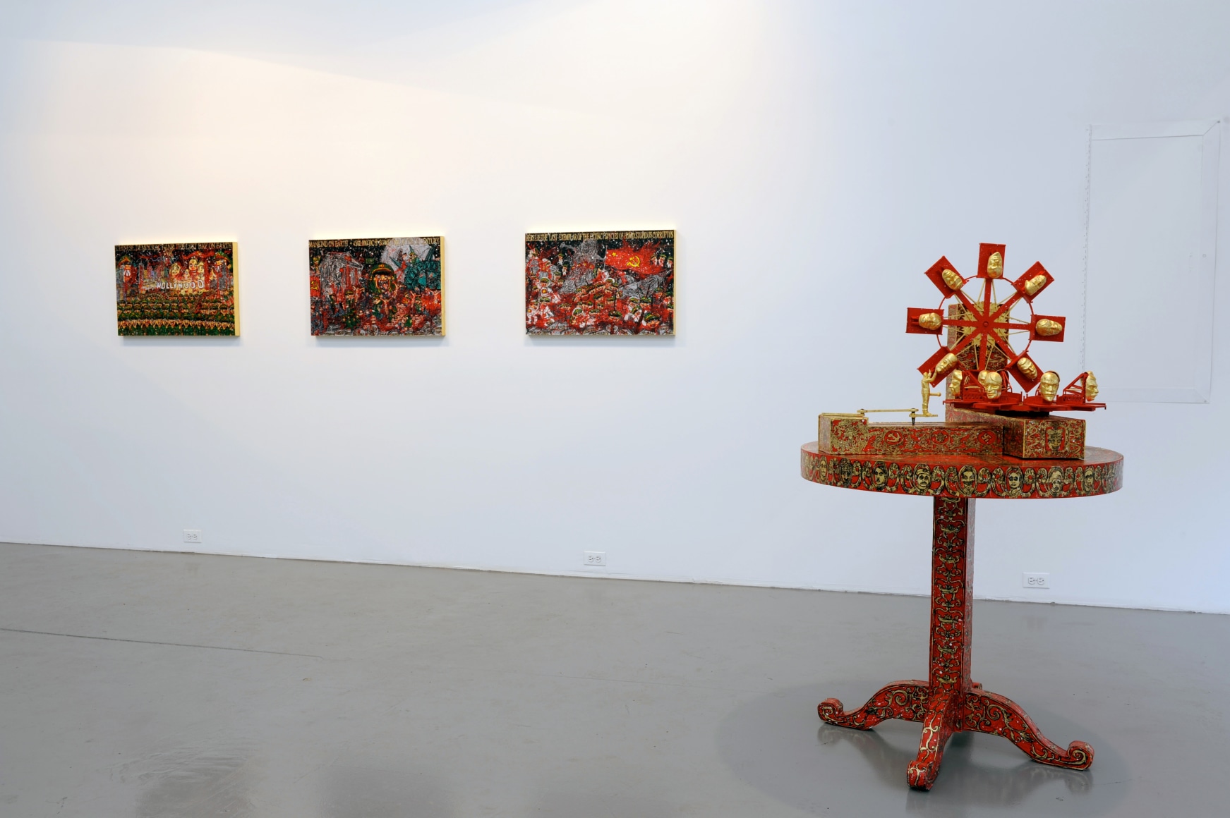 FEDERICO SOLMI Douche Bag City 2010. Installation view: Conner Contemporary Art.