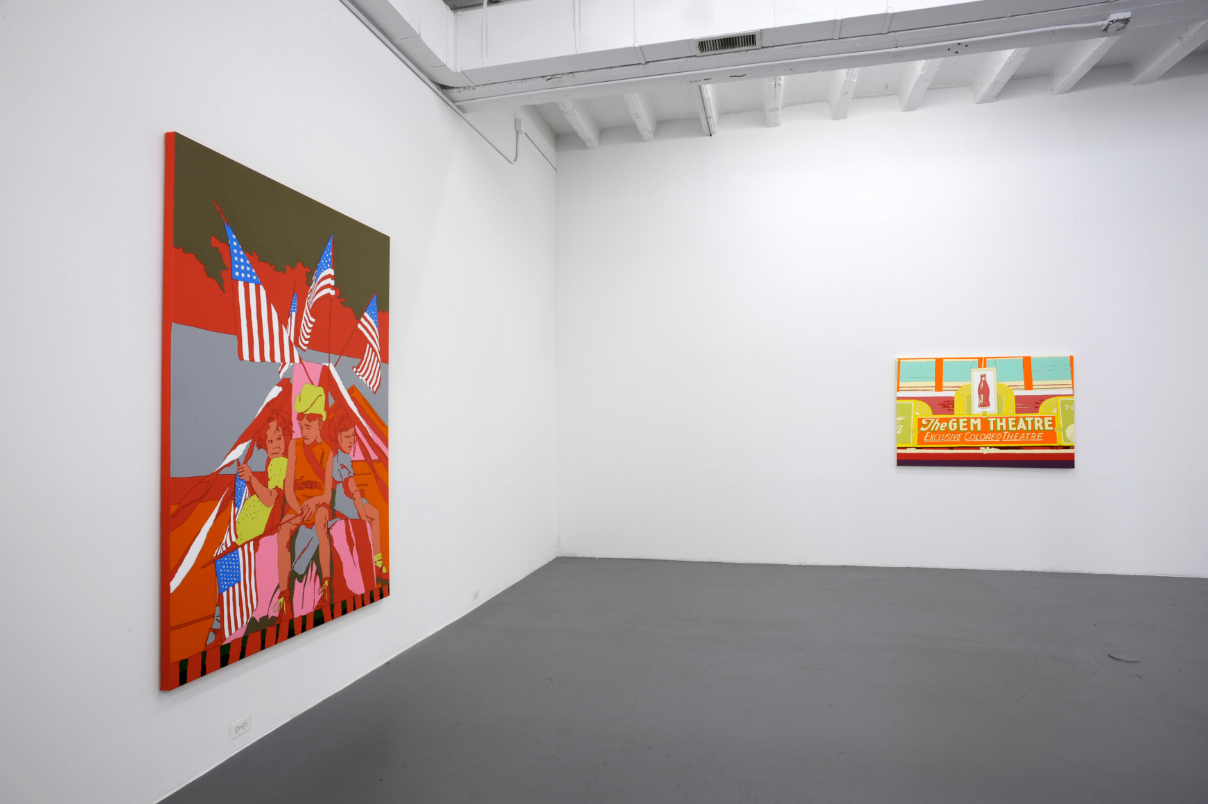 LISA RUYTER Let us now Praise Famous Men 2012. Installation view: CONNERSMITH.