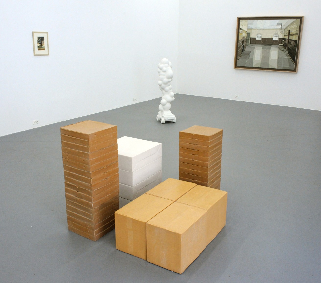 JULIE ROBERTS and KENNY HUNTER  Nothing Lasts Forever 2012. Installation view: CONNERSMITH.