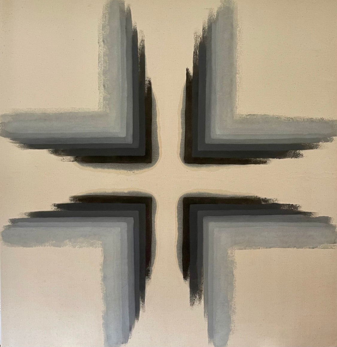 #27 ( Black/Gray Cruciform), 1962