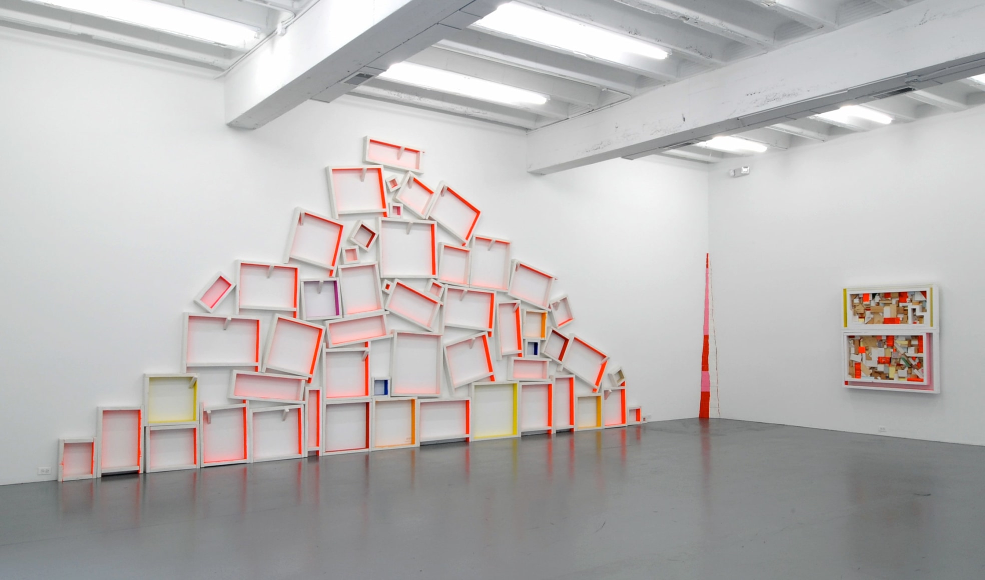 CORDY RYMAN Windowboxing 2011. Installation view, Conner Contemporary Art.