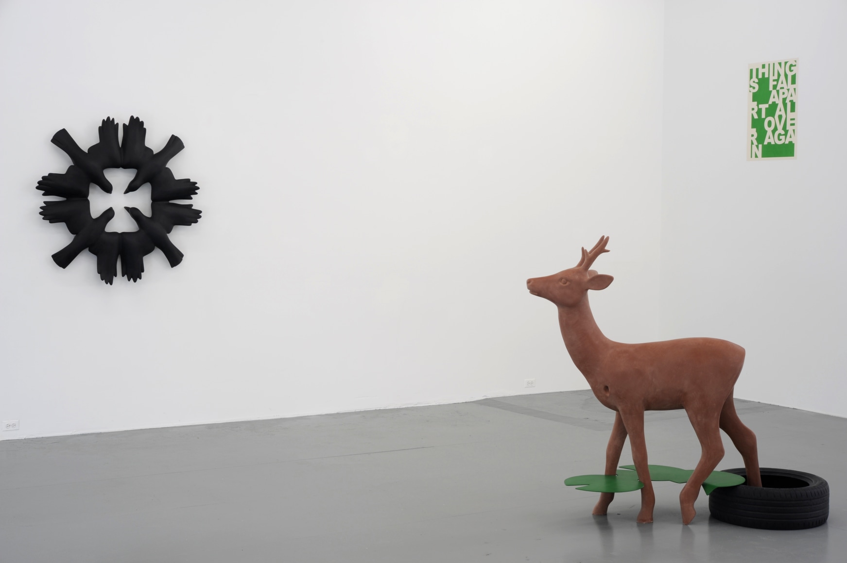 KENNY HUNTER Like Water in Water 2009. Installation view: Conner Contemporary Art.