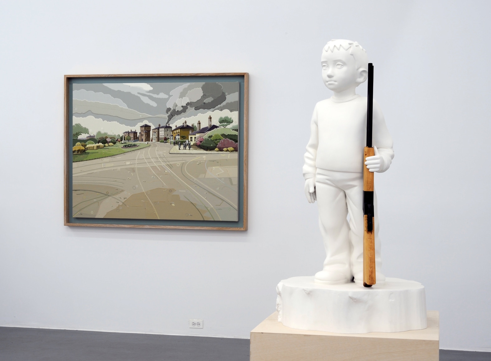 JULIE ROBERTS and KENNY HUNTER  Nothing Lasts Forever 2012. Installation view: CONNERSMITH.