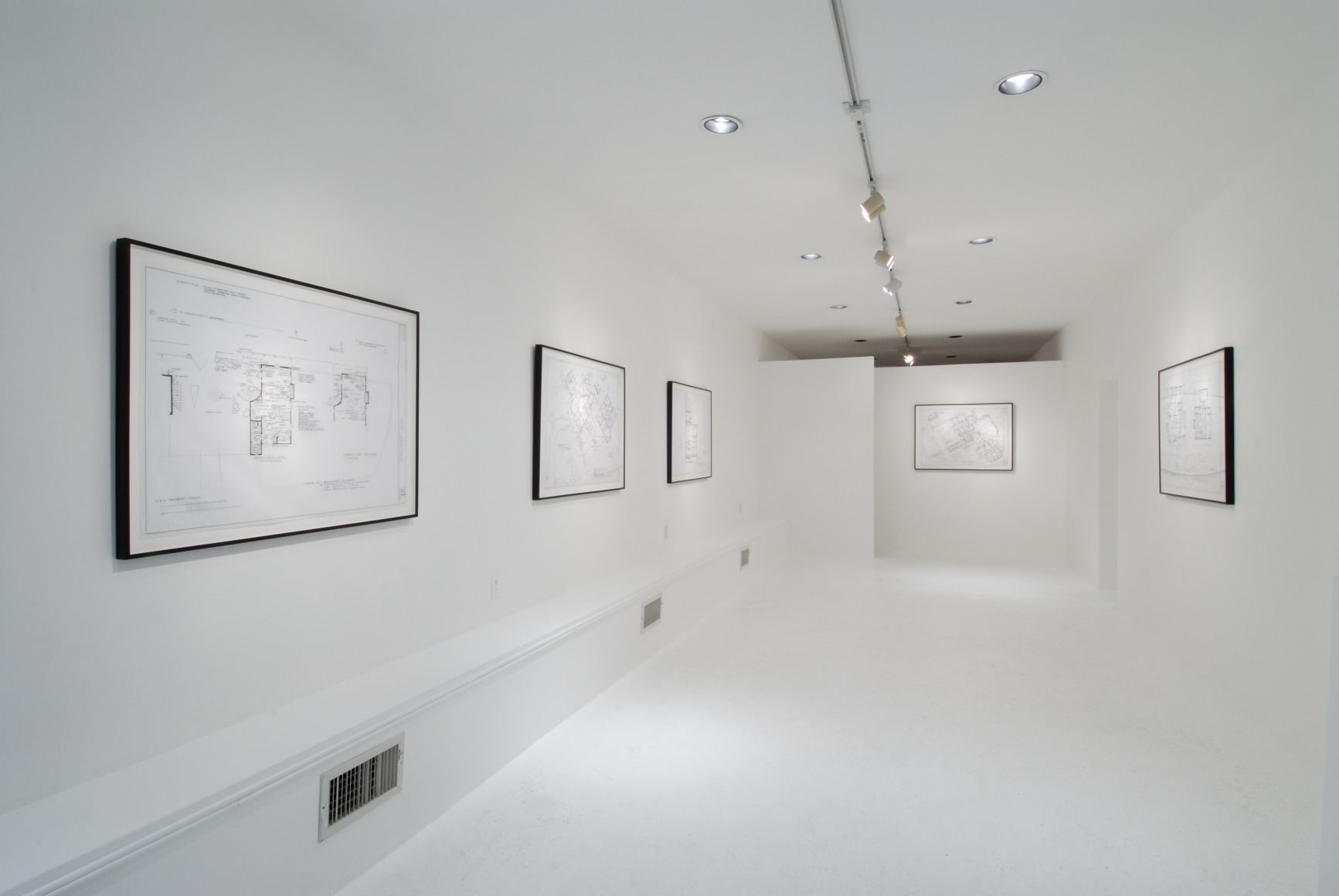 MARK BENNETT New Drawings 2007. Installation view: Conner Contemporary Art.