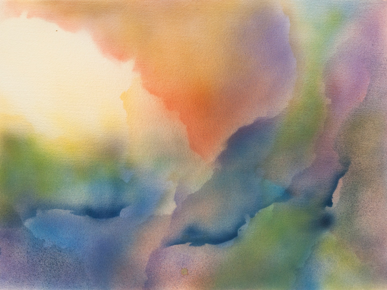 Kenneth Victor Young  Untitled  1979, acrylic on paper, 22 x 30 inches.