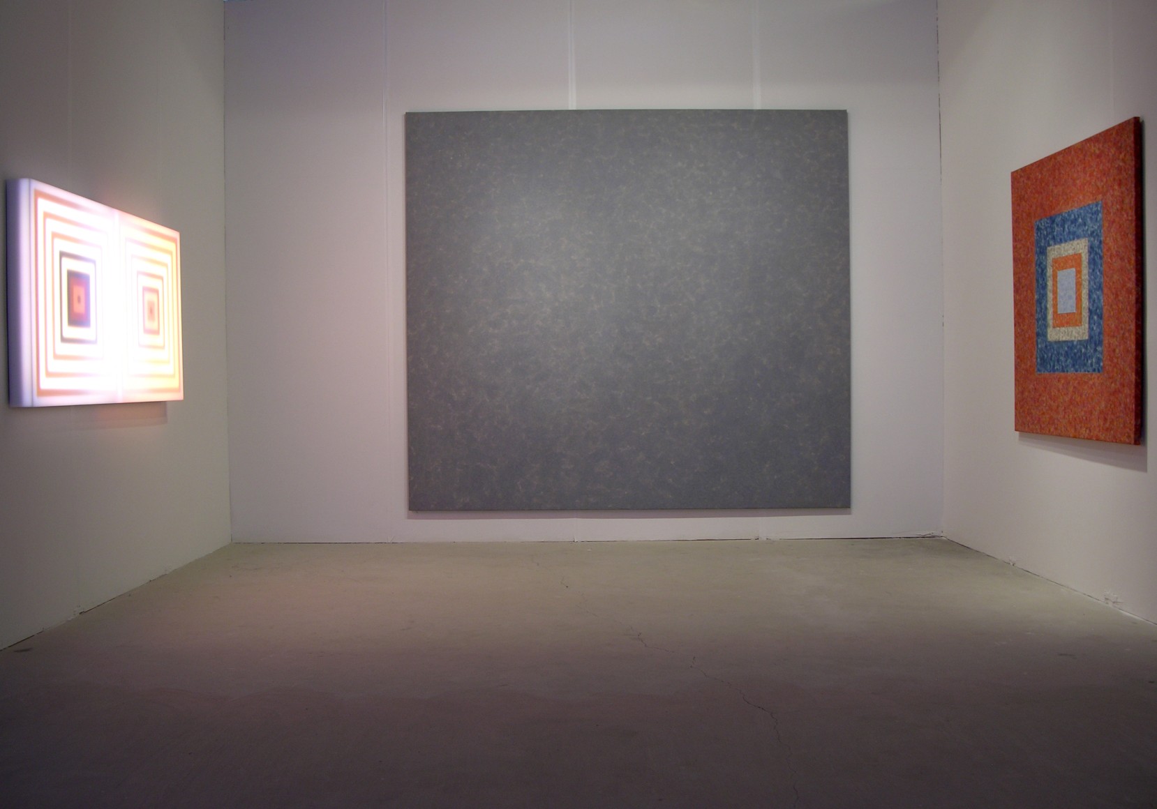 LEO VILLAREAL and HOWARD MEHRING  ABSTRACTION 1958 / 2013  2013. Installation view: booth B21, Art Miami