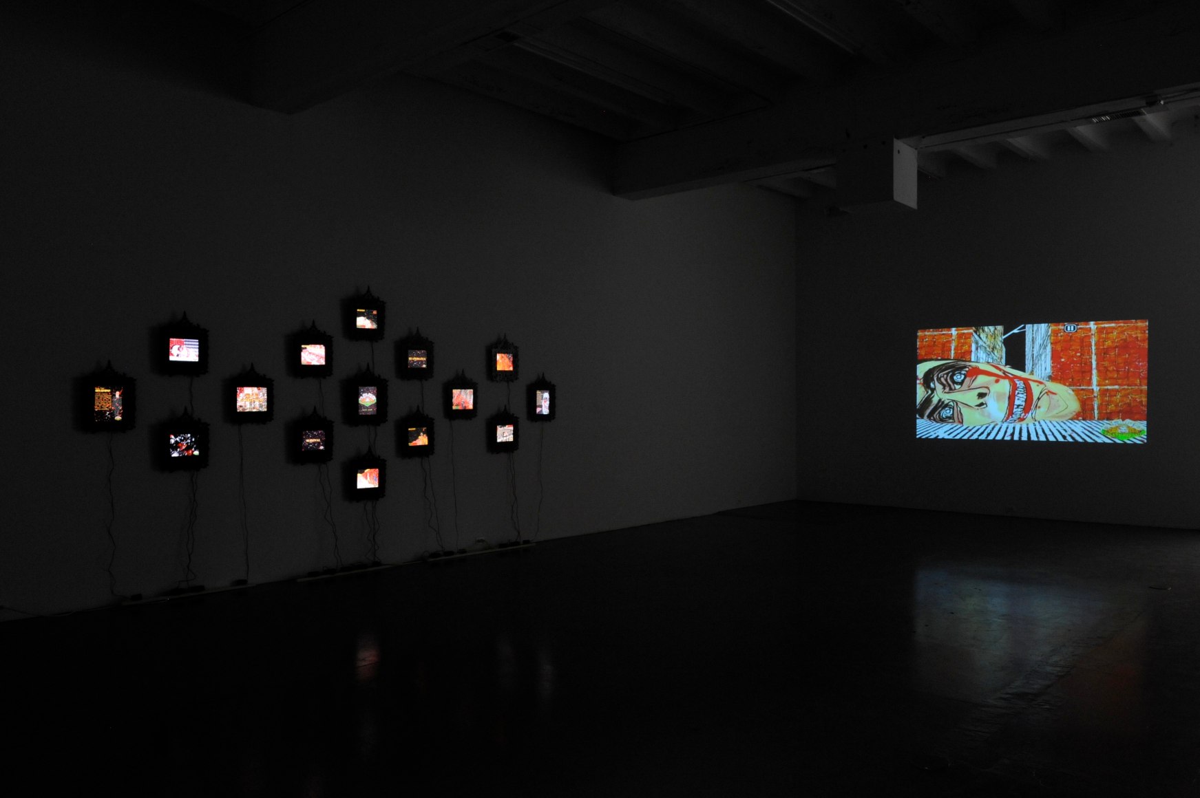 FEDERICO SOLMI Douche Bag City 2010. Installation view: Conner Contemporary Art.
