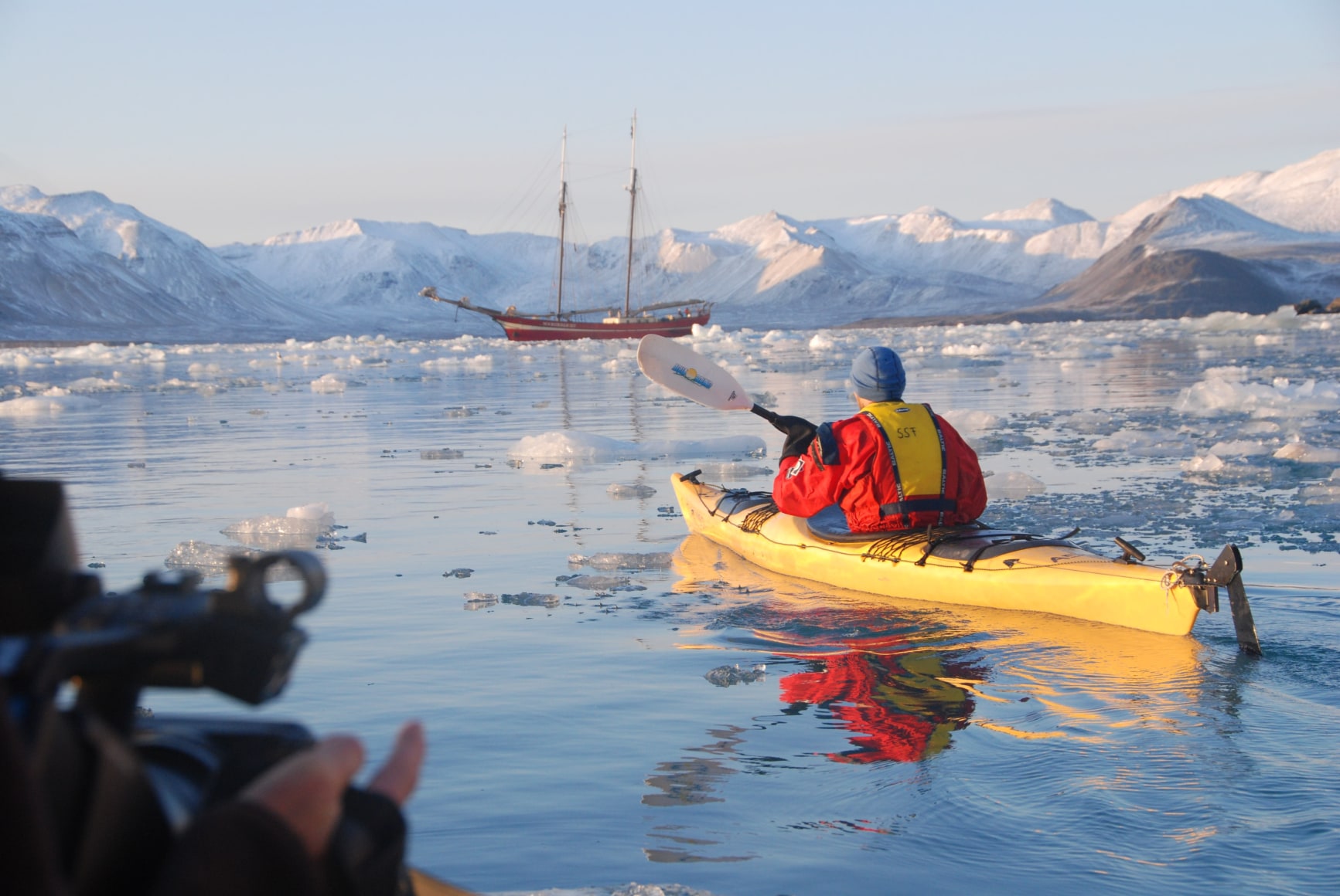 JANET BIGGS Fade to White (production still from Arctic Trilogy)