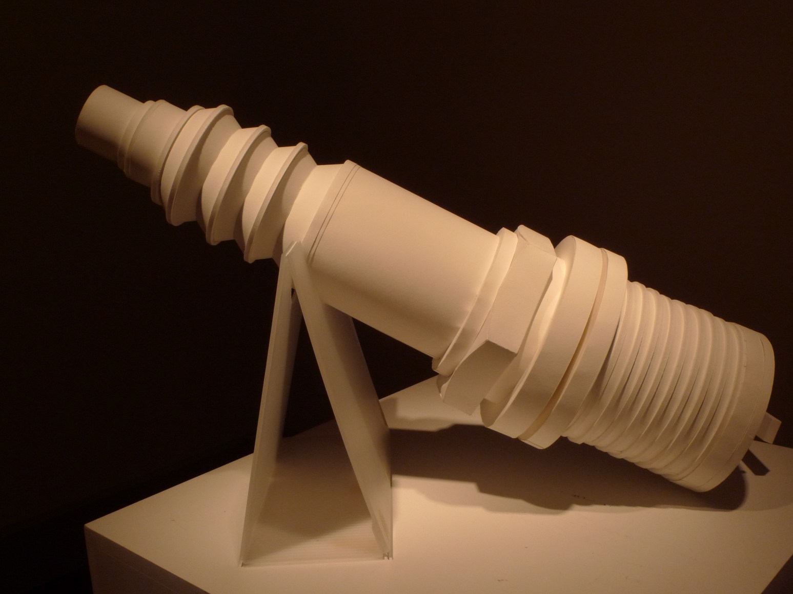 CHIE IWASAKI Spark Plug 2010, paper, foam board, 12 x 32 inches