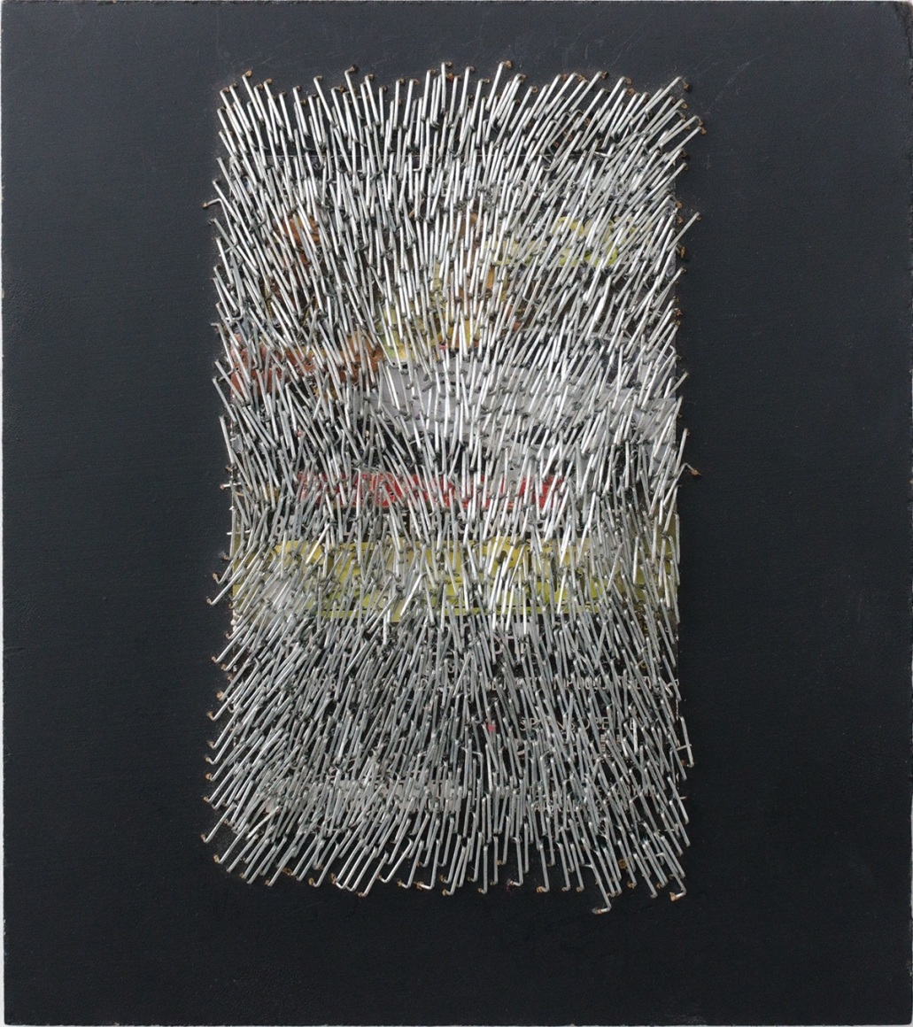 Wilmer Wilson IV  Untitled (Car)  2012, mixed media on wood, 9 x 8 inches.