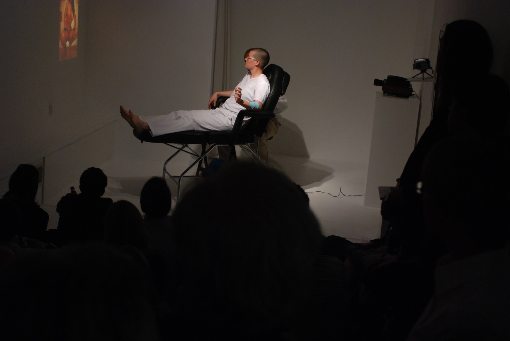 MARY COBLE Aversion 2007, performance. Installation view: Conner Contemporary Art.