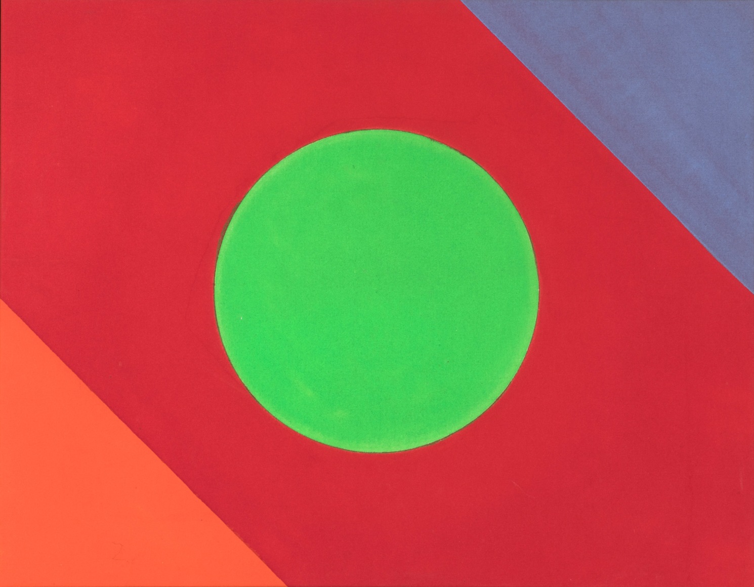 Paul Reed  19D  1965, acrylic on canvas, 26.5 x 34 inches.
