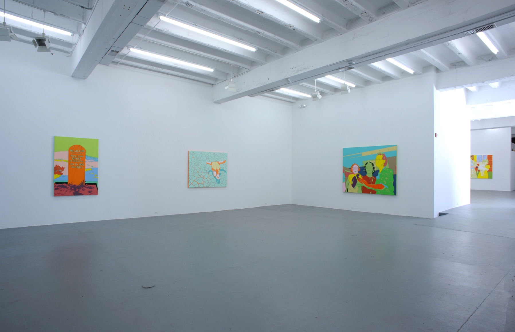 LISA RUYTER Let us now Praise Famous Men 2012. Installation view: CONNERSMITH.