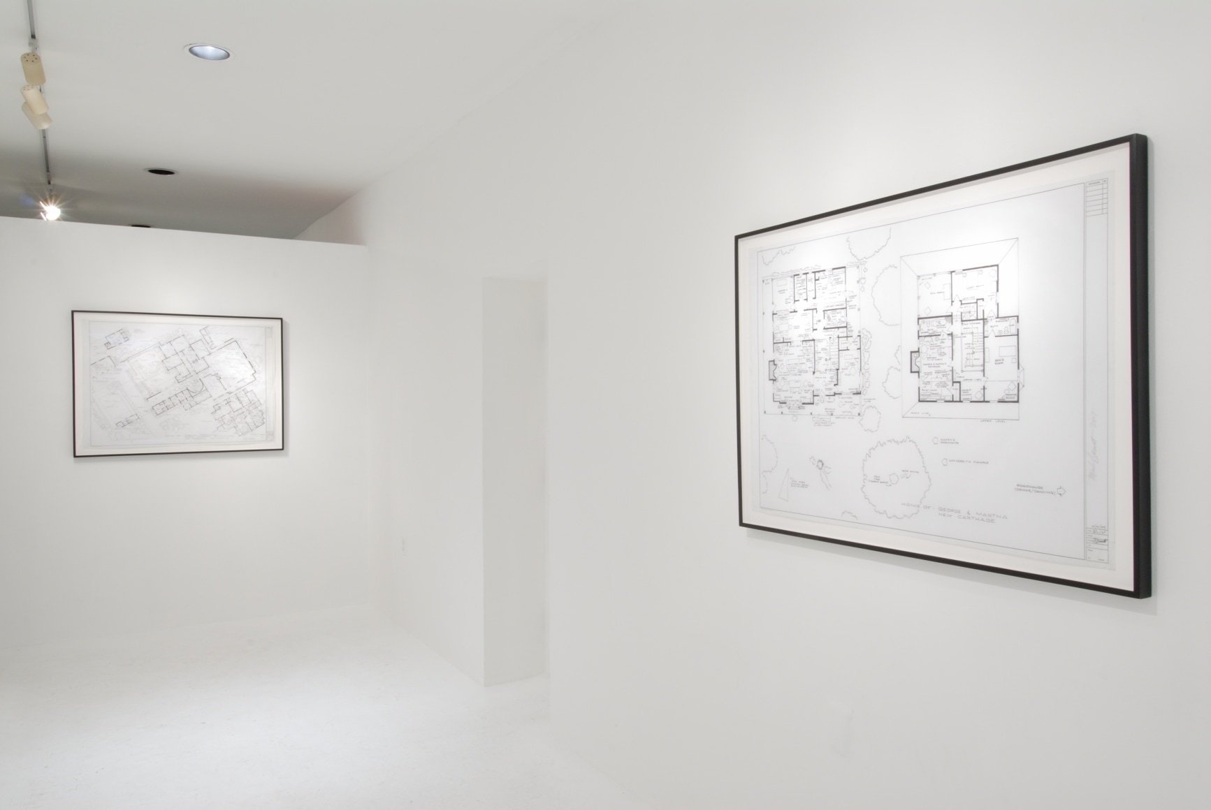 MARK BENNETT New Drawings 2007. Installation view: Conner Contemporary Art.